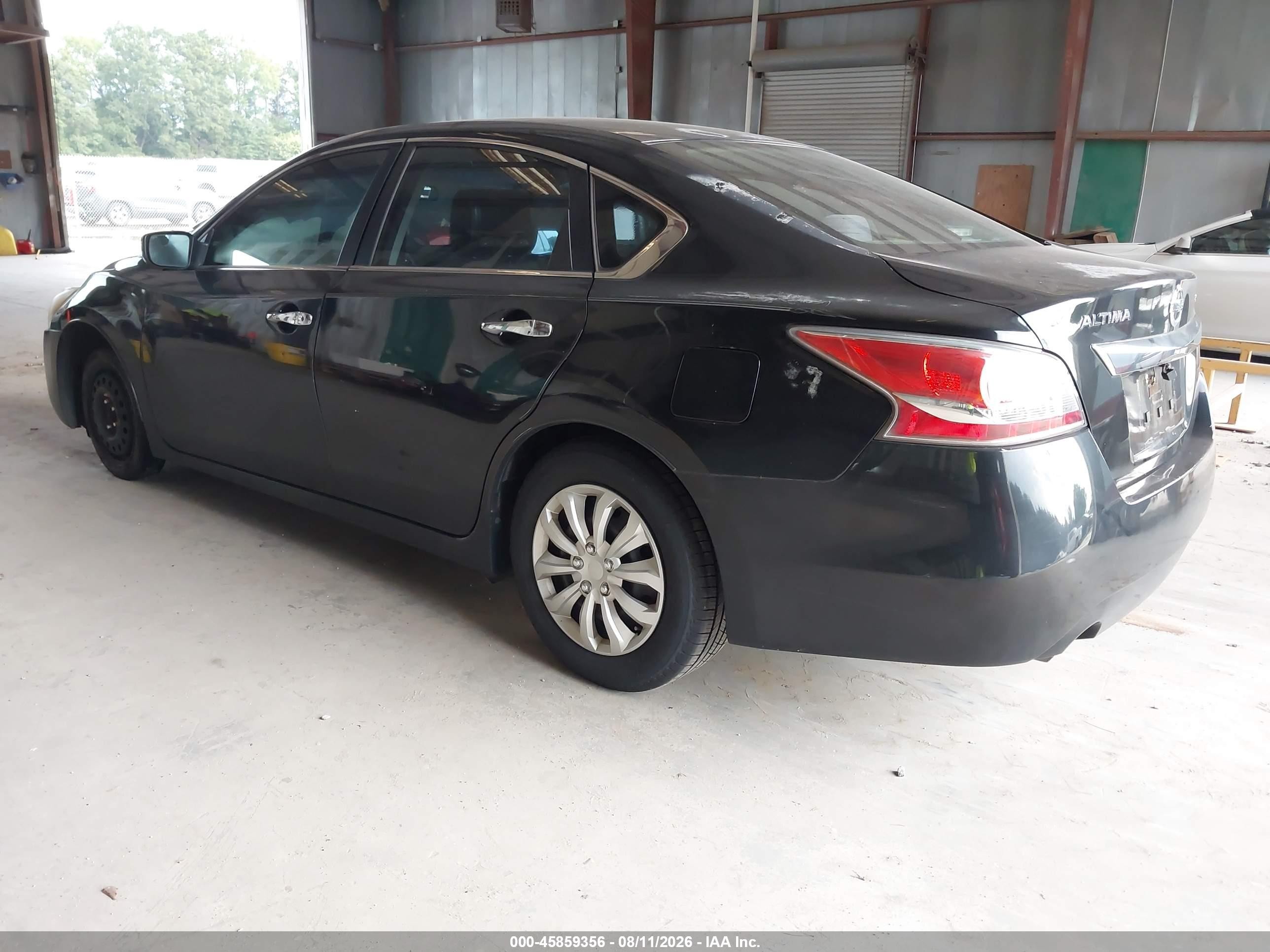 2014 Nissan Altima 2.5 S Black vin: 1N4AL3AP2EN366177