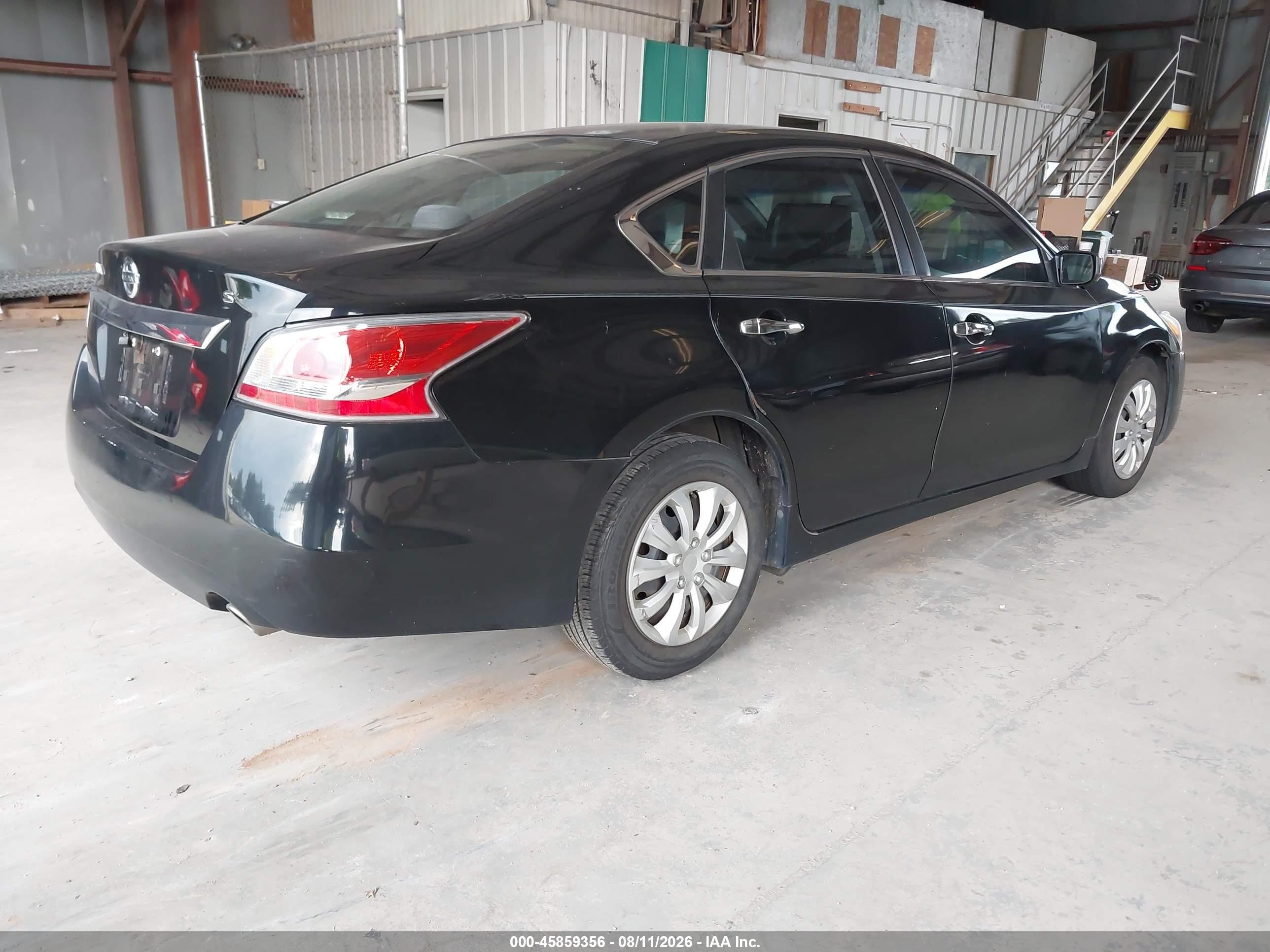 2014 Nissan Altima 2.5 S Black vin: 1N4AL3AP2EN366177
