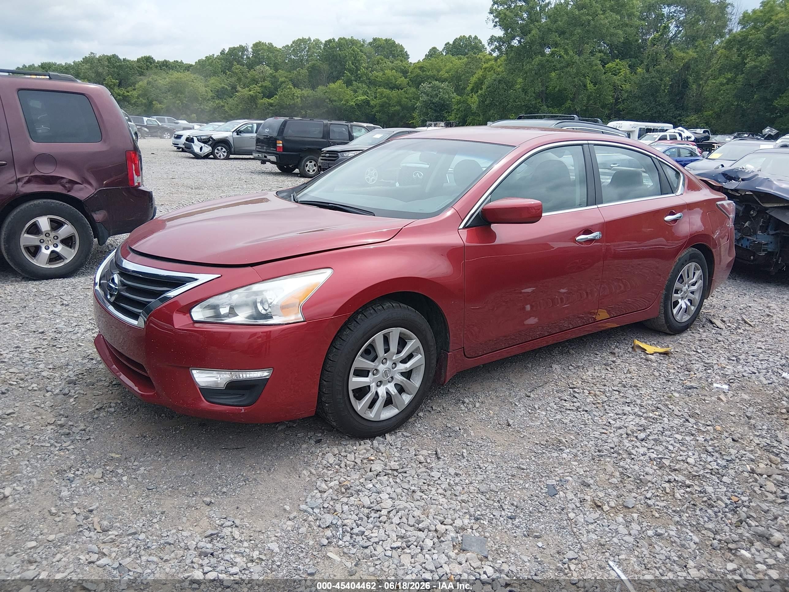 2014 Nissan Altima 2.5 S Red vin: 1N4AL3AP2EN383898