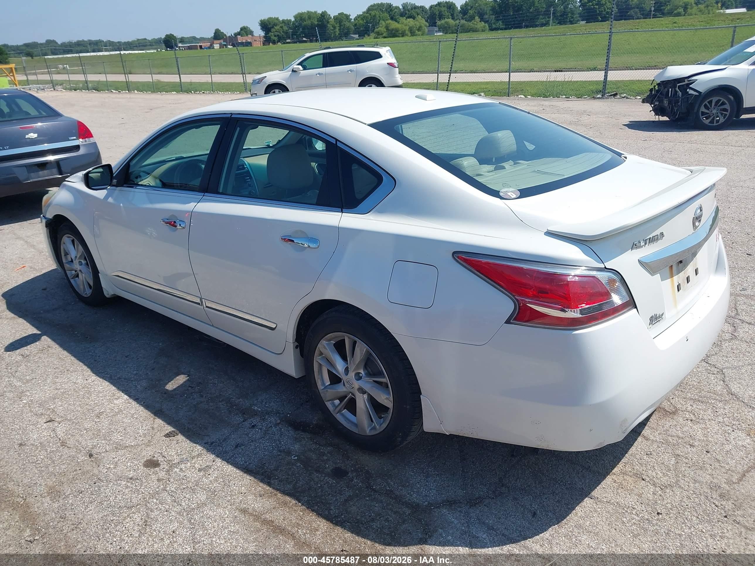 2015 Nissan Altima 2.5 Sl White vin: 1N4AL3AP2FC115446