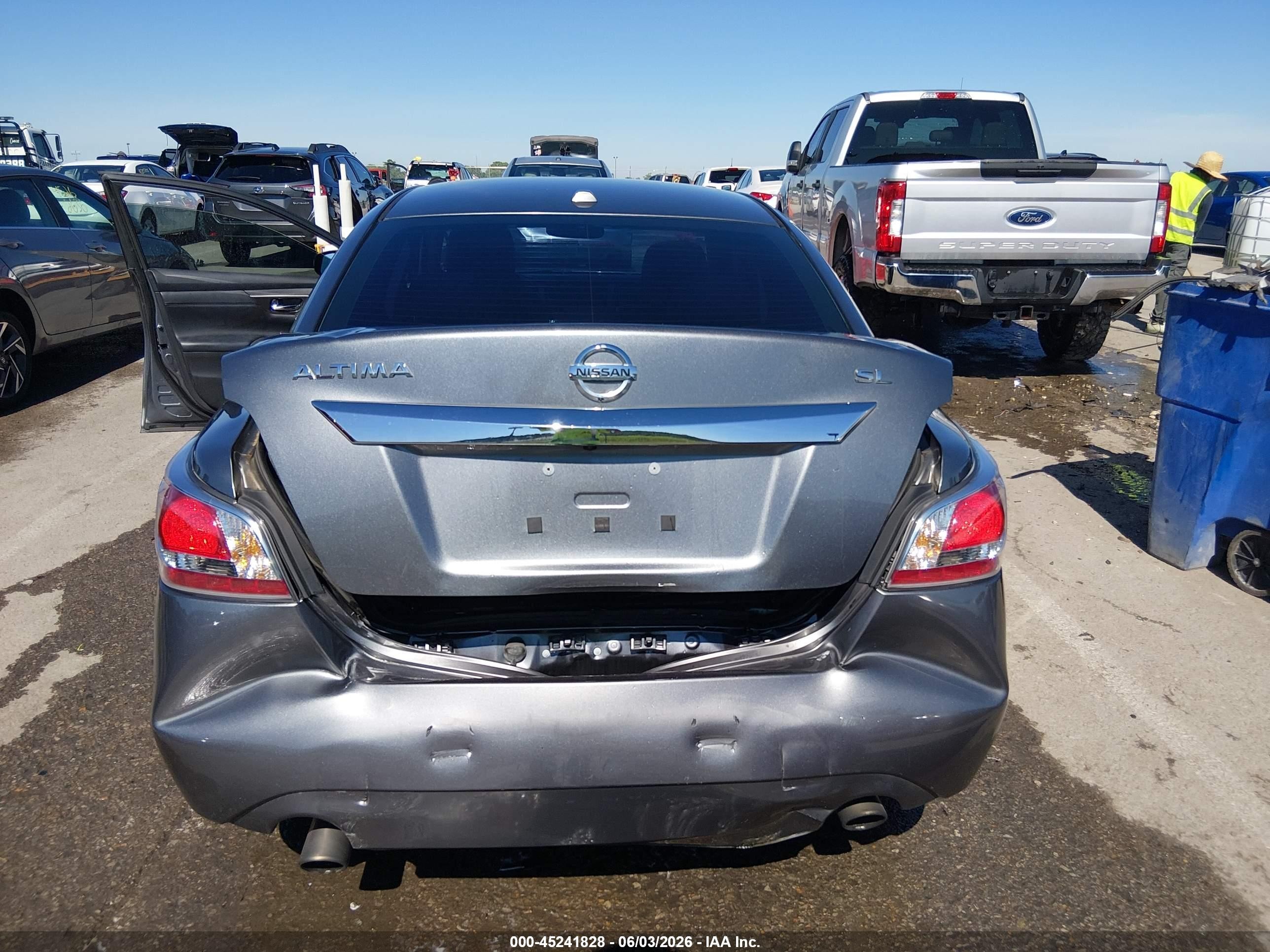 2015 Nissan Altima 2.5 Sl Gray vin: 1N4AL3AP2FC118850