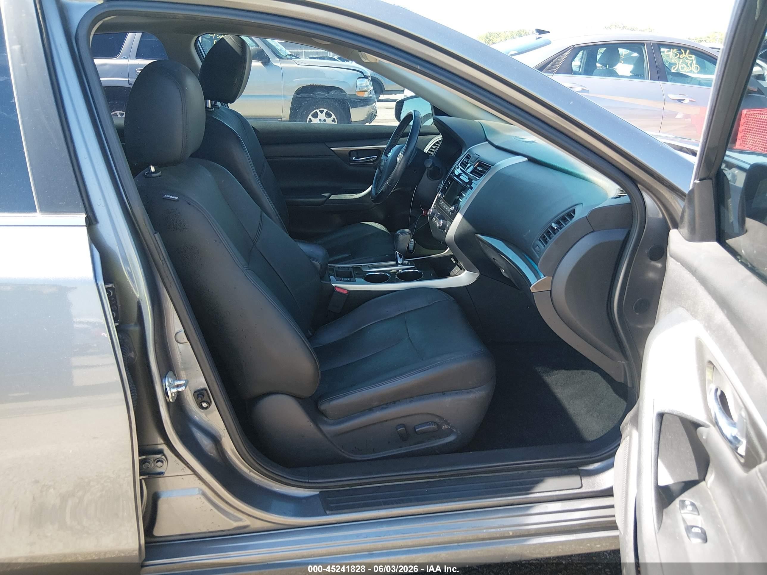2015 Nissan Altima 2.5 Sl Gray vin: 1N4AL3AP2FC118850