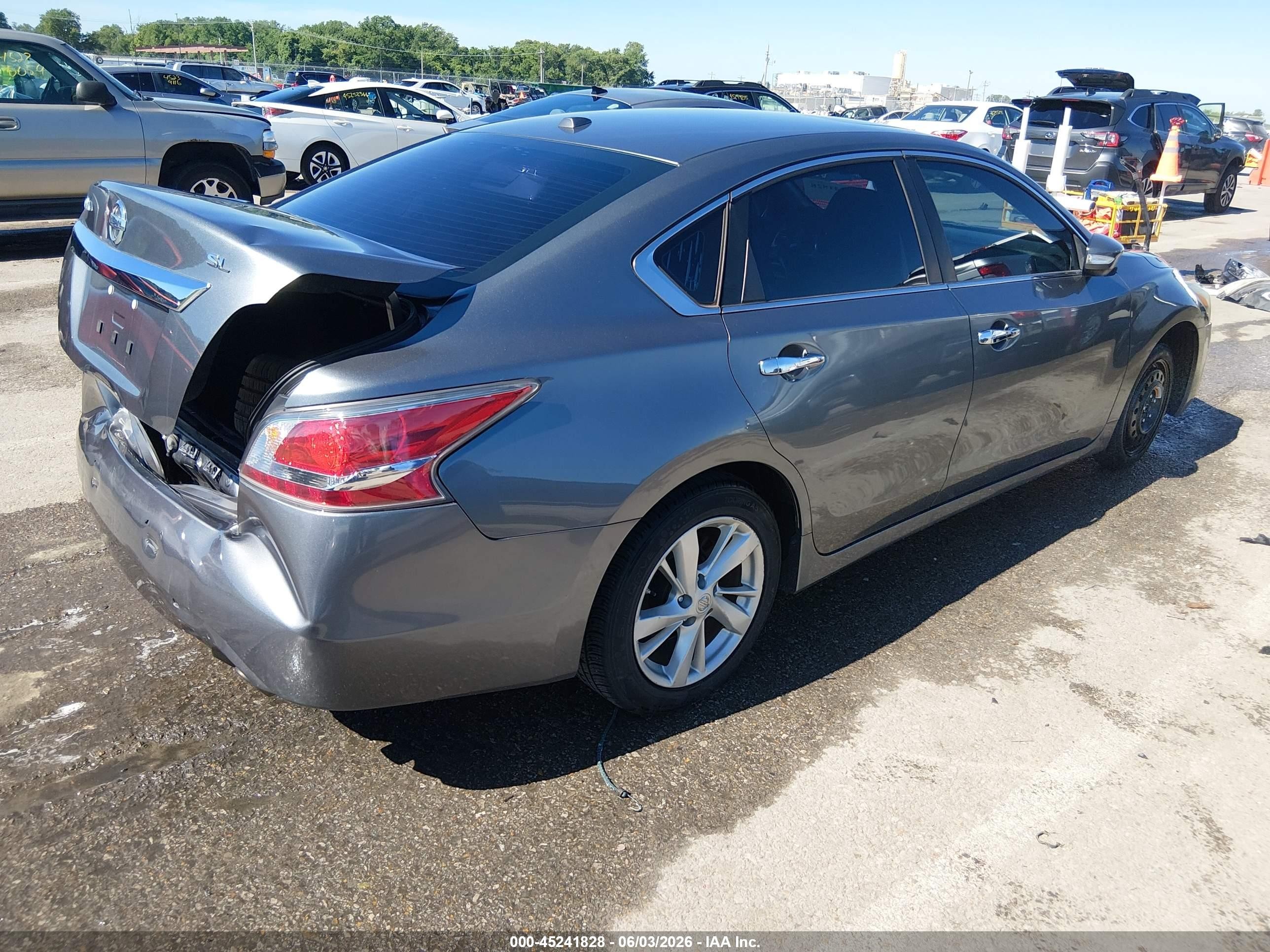 2015 Nissan Altima 2.5 Sl Gray vin: 1N4AL3AP2FC118850