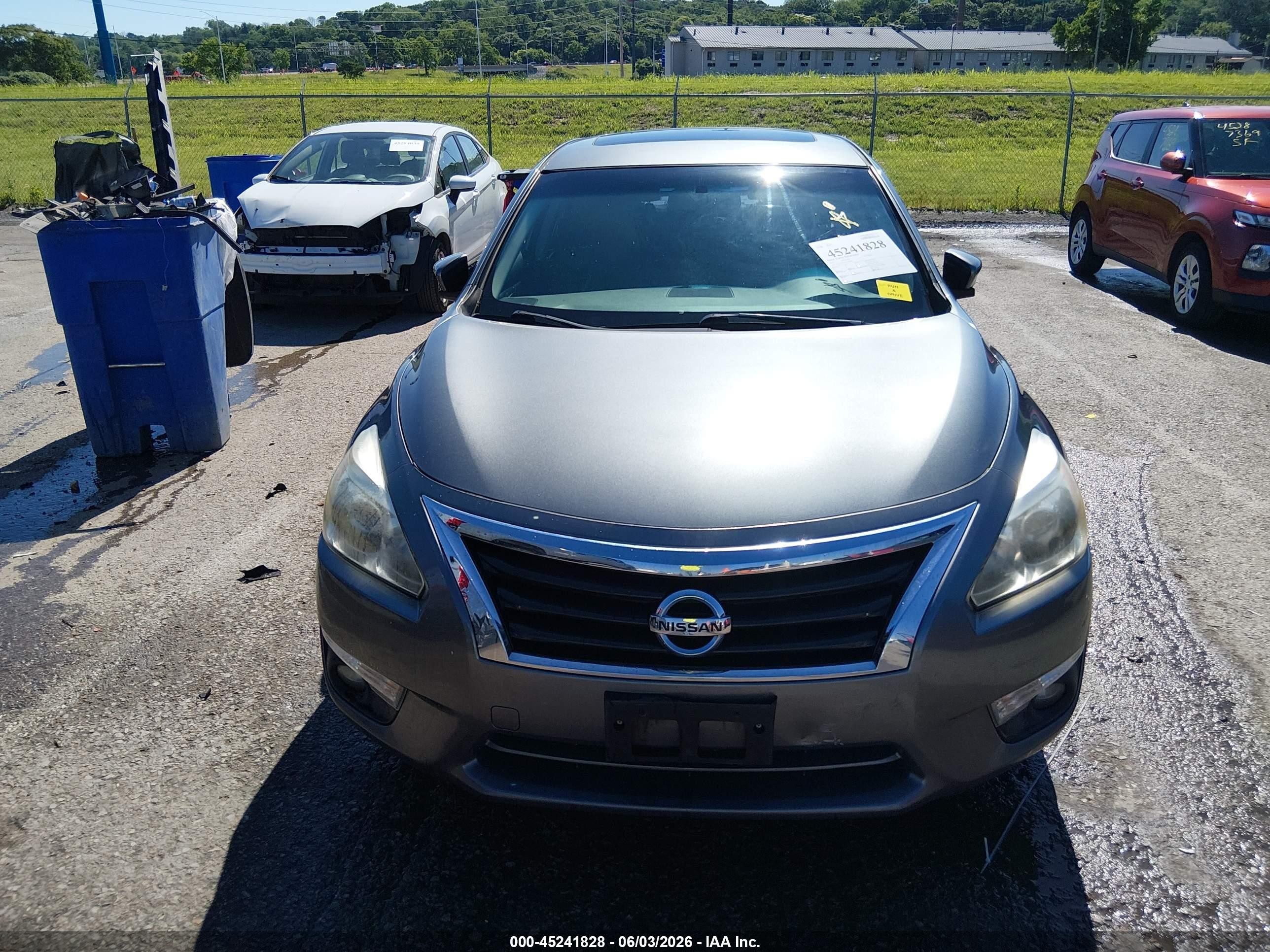 2015 Nissan Altima 2.5 Sl Gray vin: 1N4AL3AP2FC118850