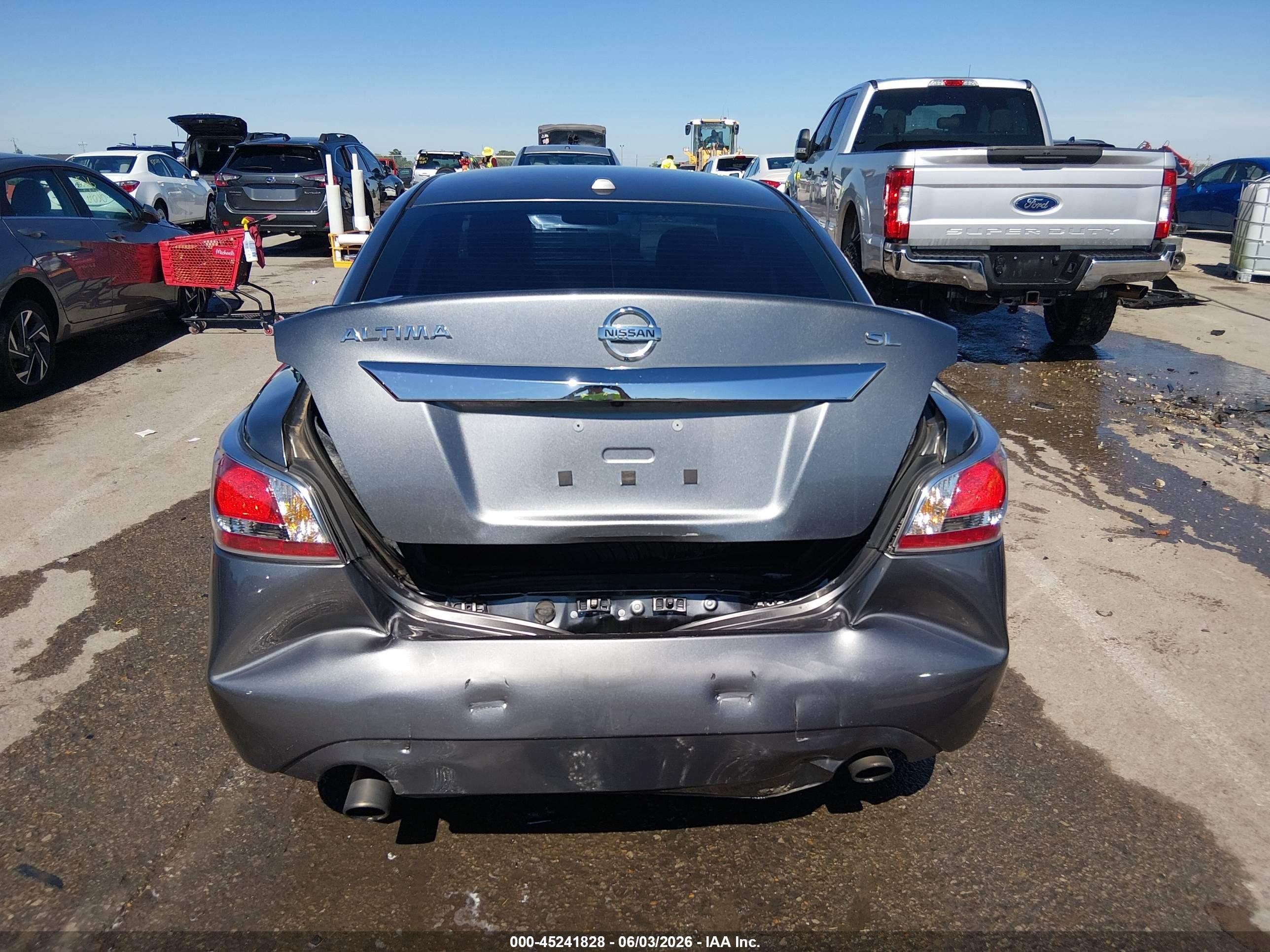 2015 Nissan Altima 2.5 Sl Gray vin: 1N4AL3AP2FC118850