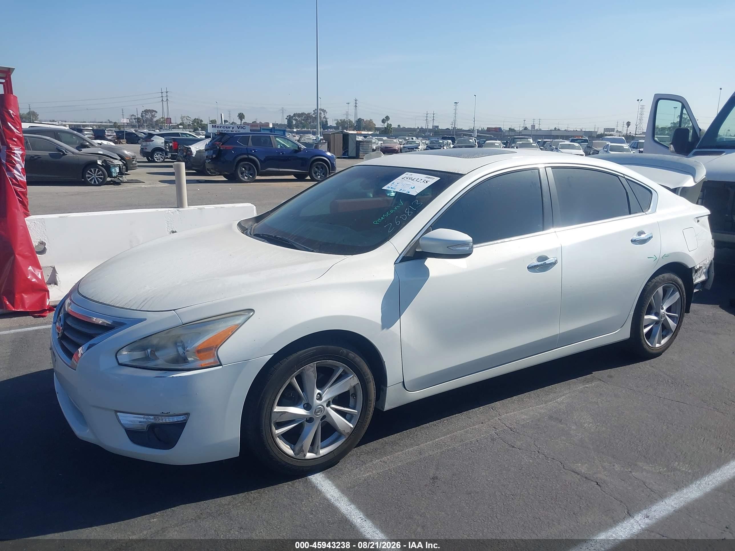 2015 Nissan Altima 2.5 Sv White vin: 1N4AL3AP2FC134188