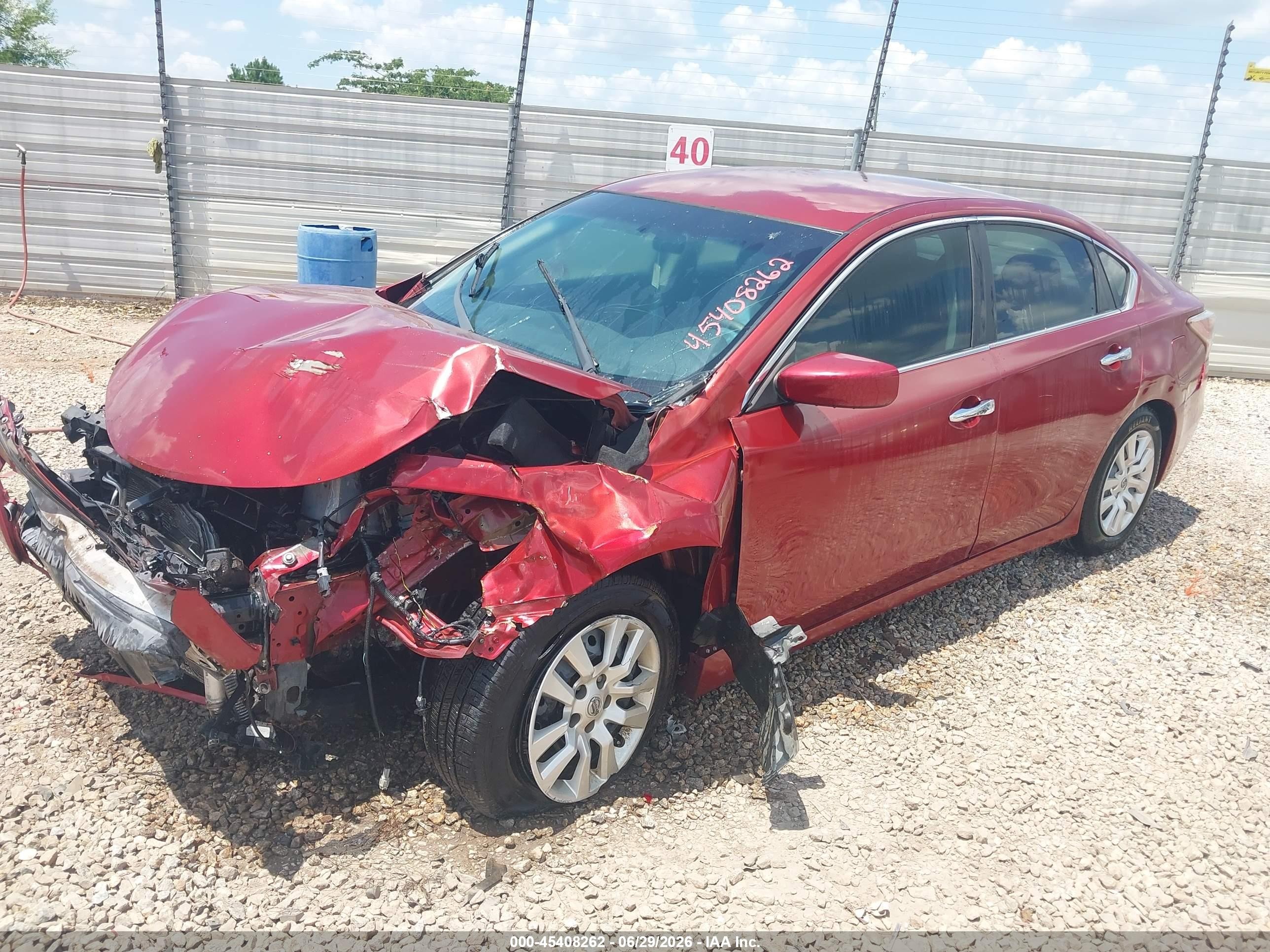 2015 Nissan Altima 2.5 S Burgundy vin: 1N4AL3AP2FC142677