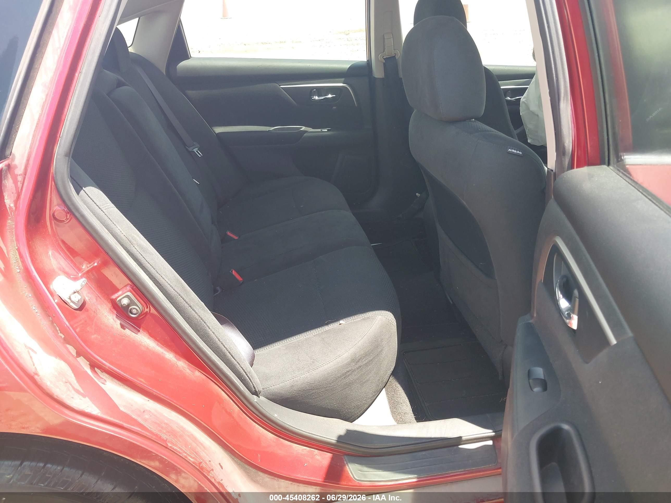 2015 Nissan Altima 2.5 S Burgundy vin: 1N4AL3AP2FC142677