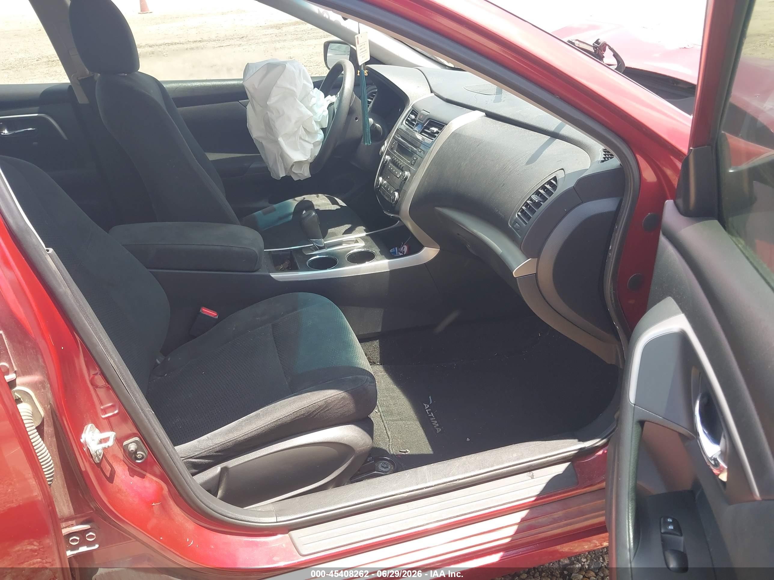 2015 Nissan Altima 2.5 S Burgundy vin: 1N4AL3AP2FC142677