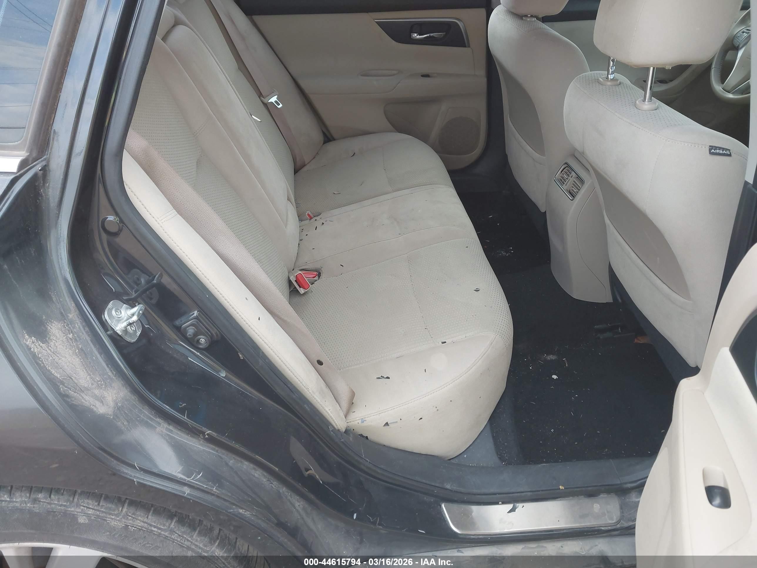 2015 Nissan Altima 2.5 Sv Black vin: 1N4AL3AP2FC145448