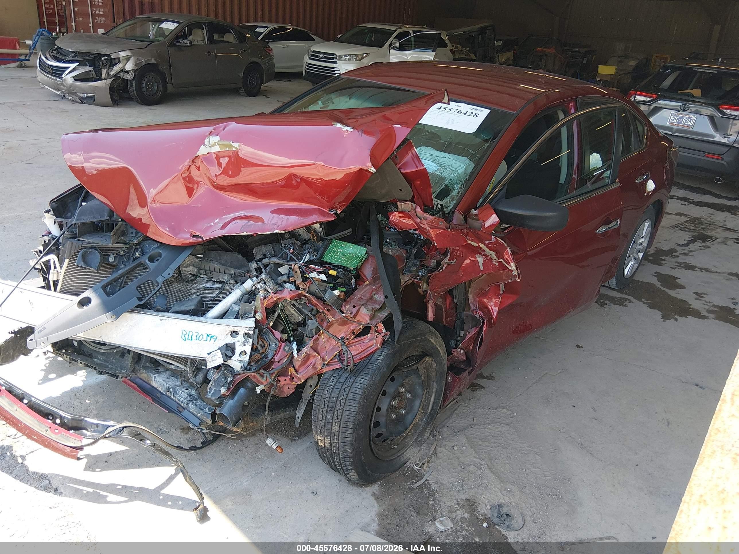 2015 Nissan Altima 2.5 S Red vin: 1N4AL3AP2FC162220
