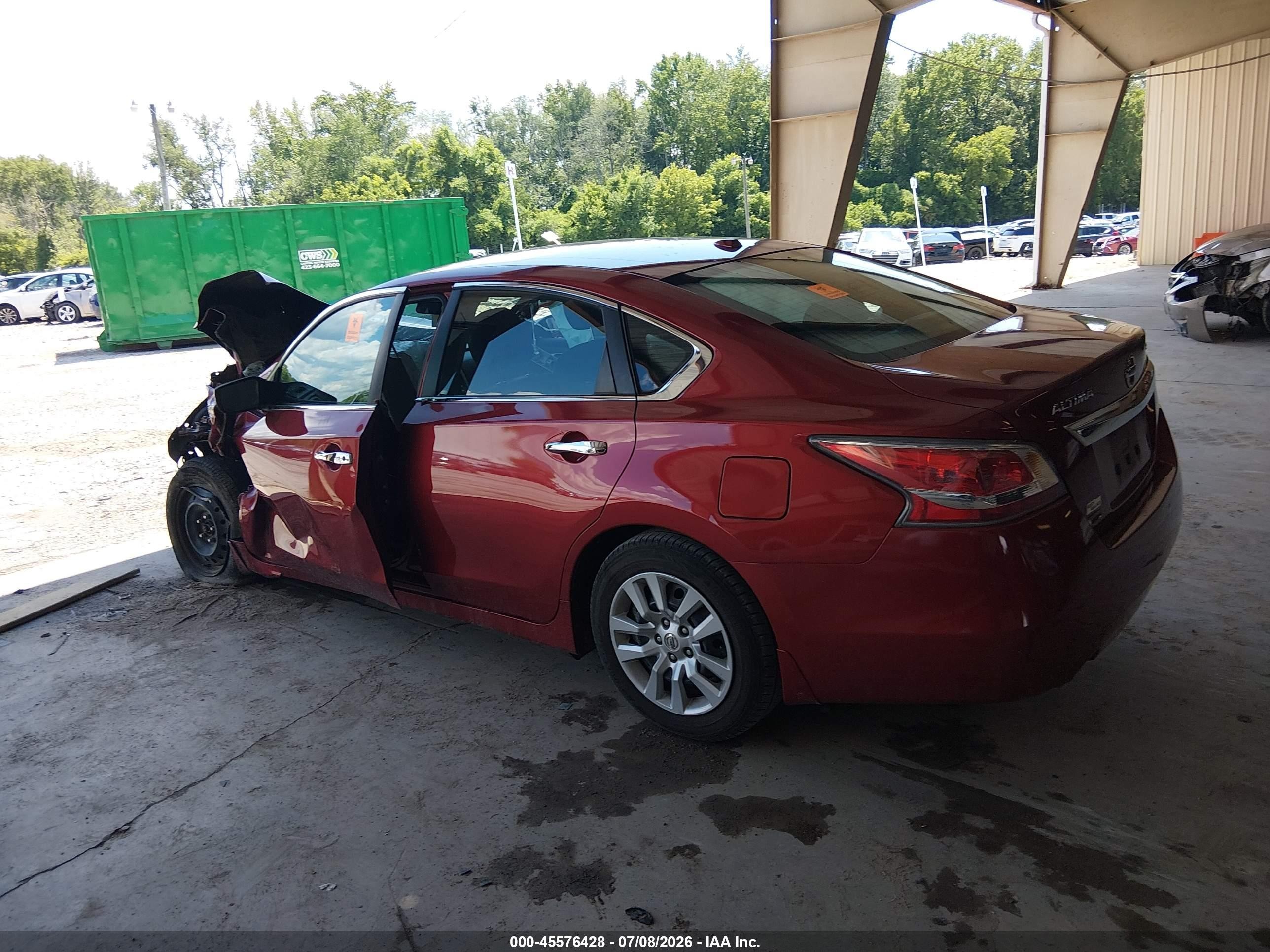 2015 Nissan Altima 2.5 S Red vin: 1N4AL3AP2FC162220