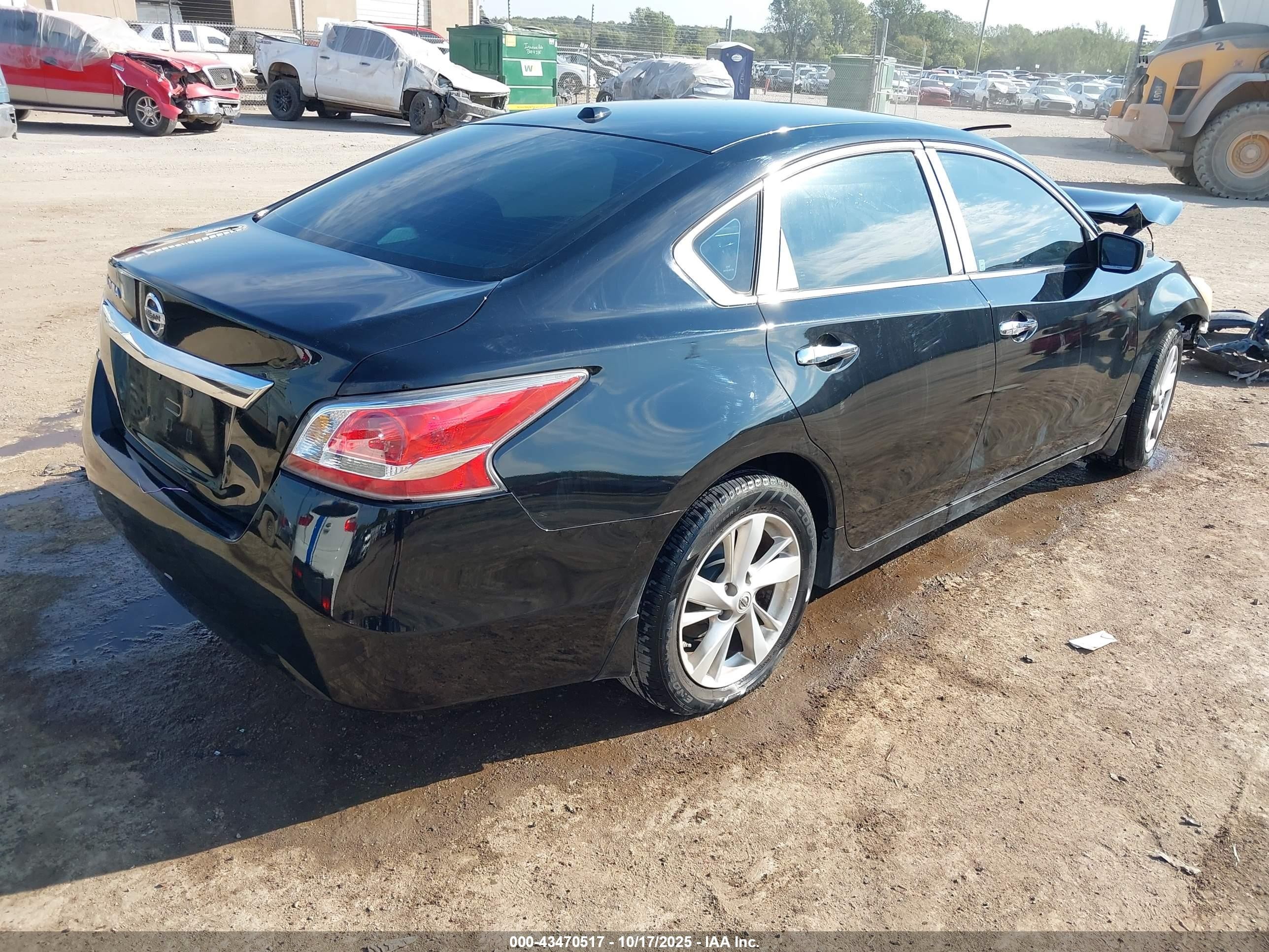 2015 Nissan Altima 2.5 Sv Black vin: 1N4AL3AP2FC163688