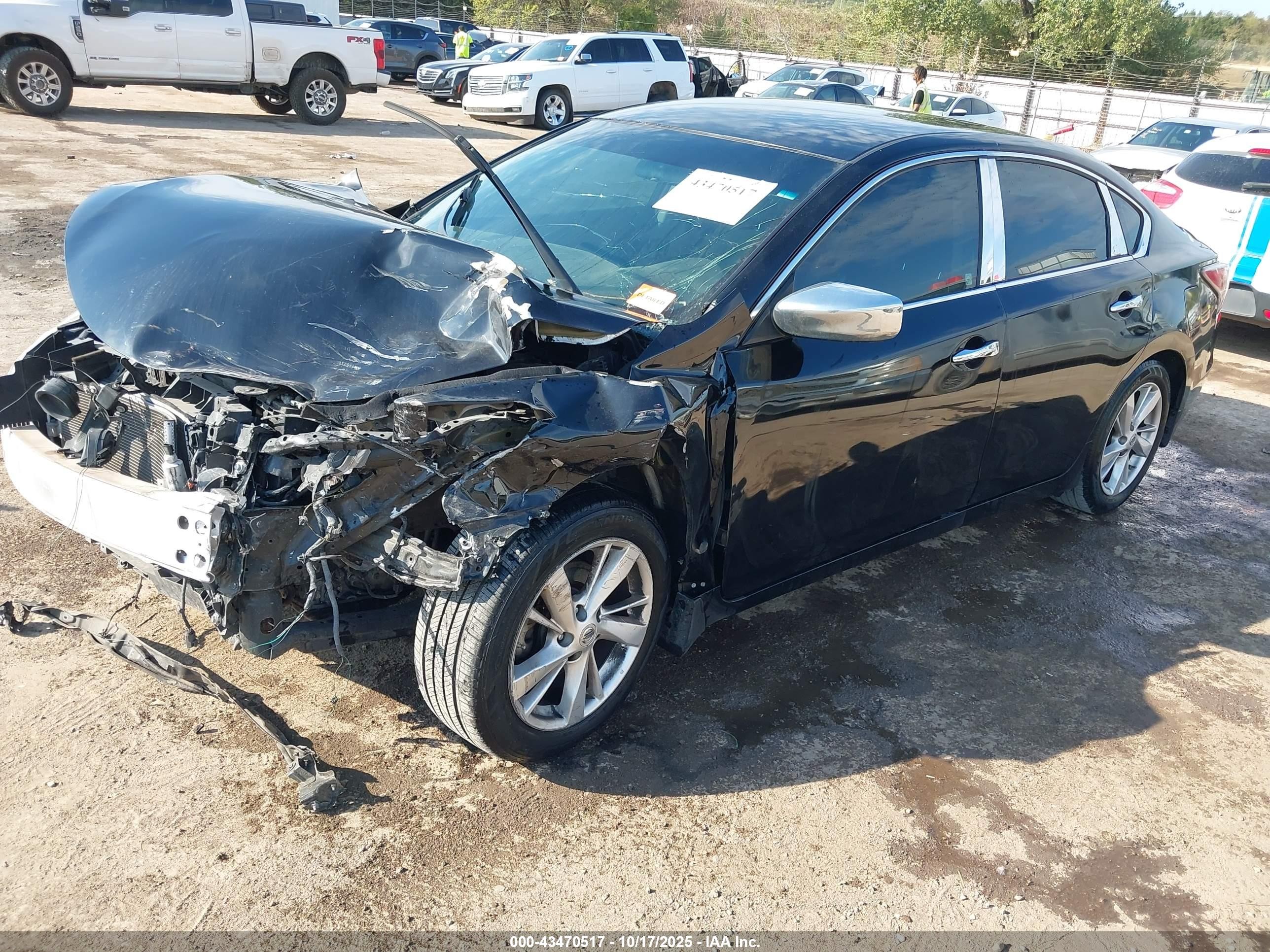 2015 Nissan Altima 2.5 Sv Black vin: 1N4AL3AP2FC163688
