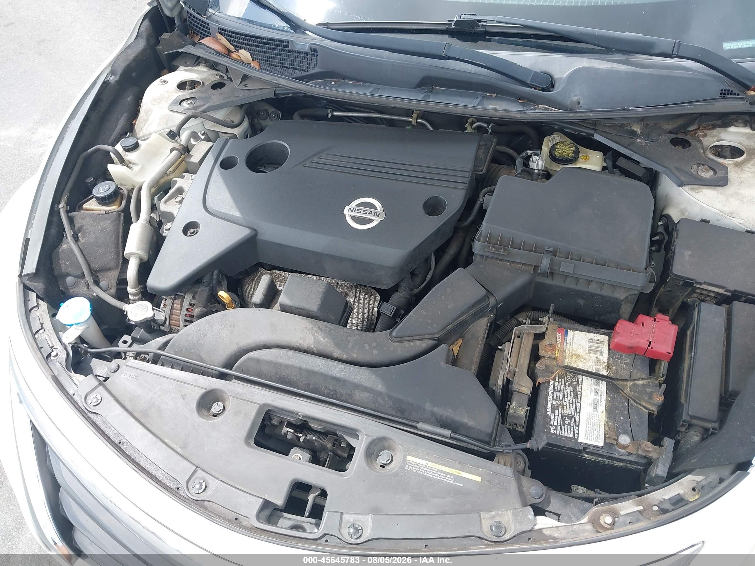 2015 Nissan Altima 2.5 S Белый vin: 1N4AL3AP2FC188462