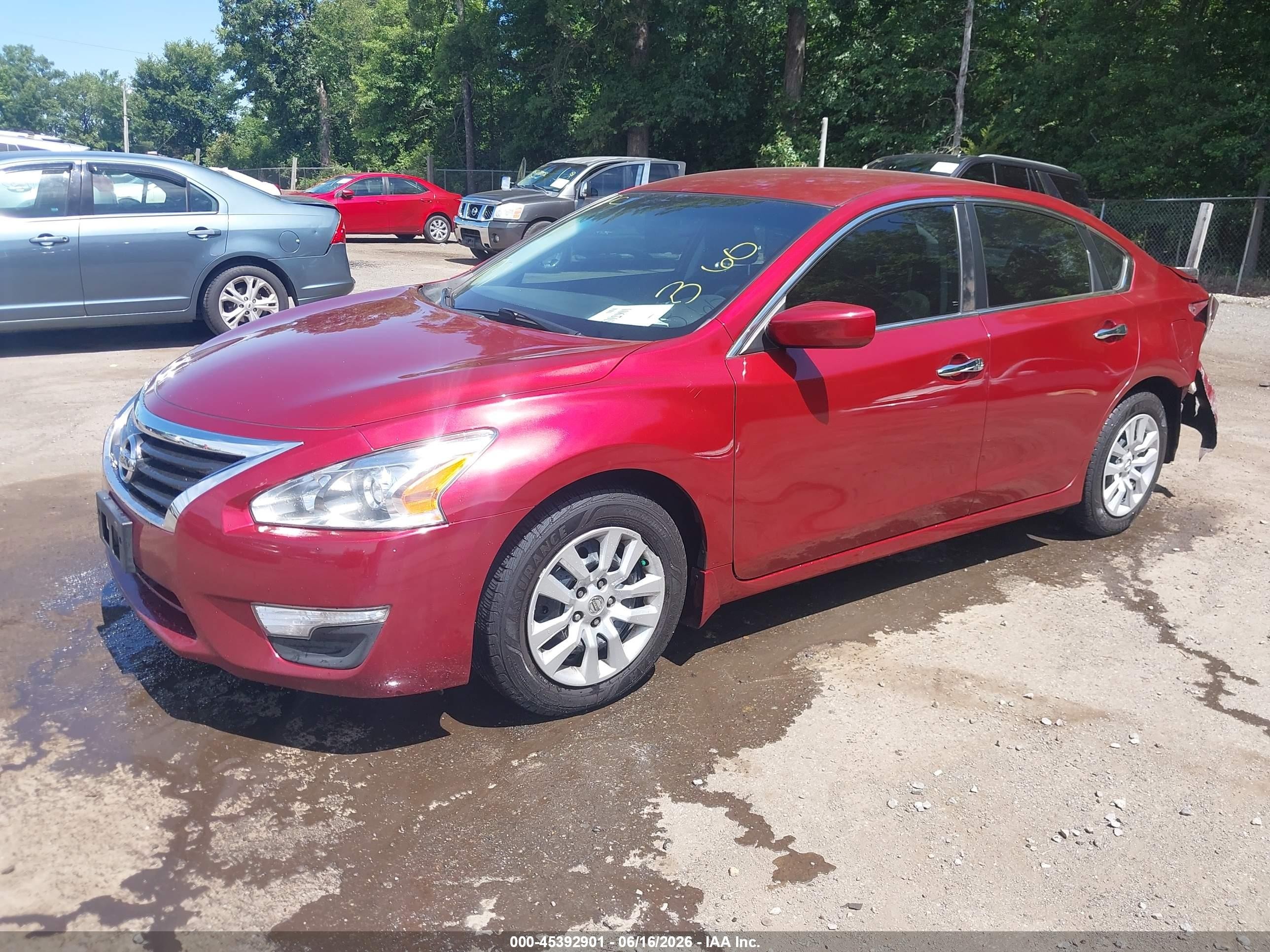 2015 Nissan Altima 2.5 S Burgundy vin: 1N4AL3AP2FC188848