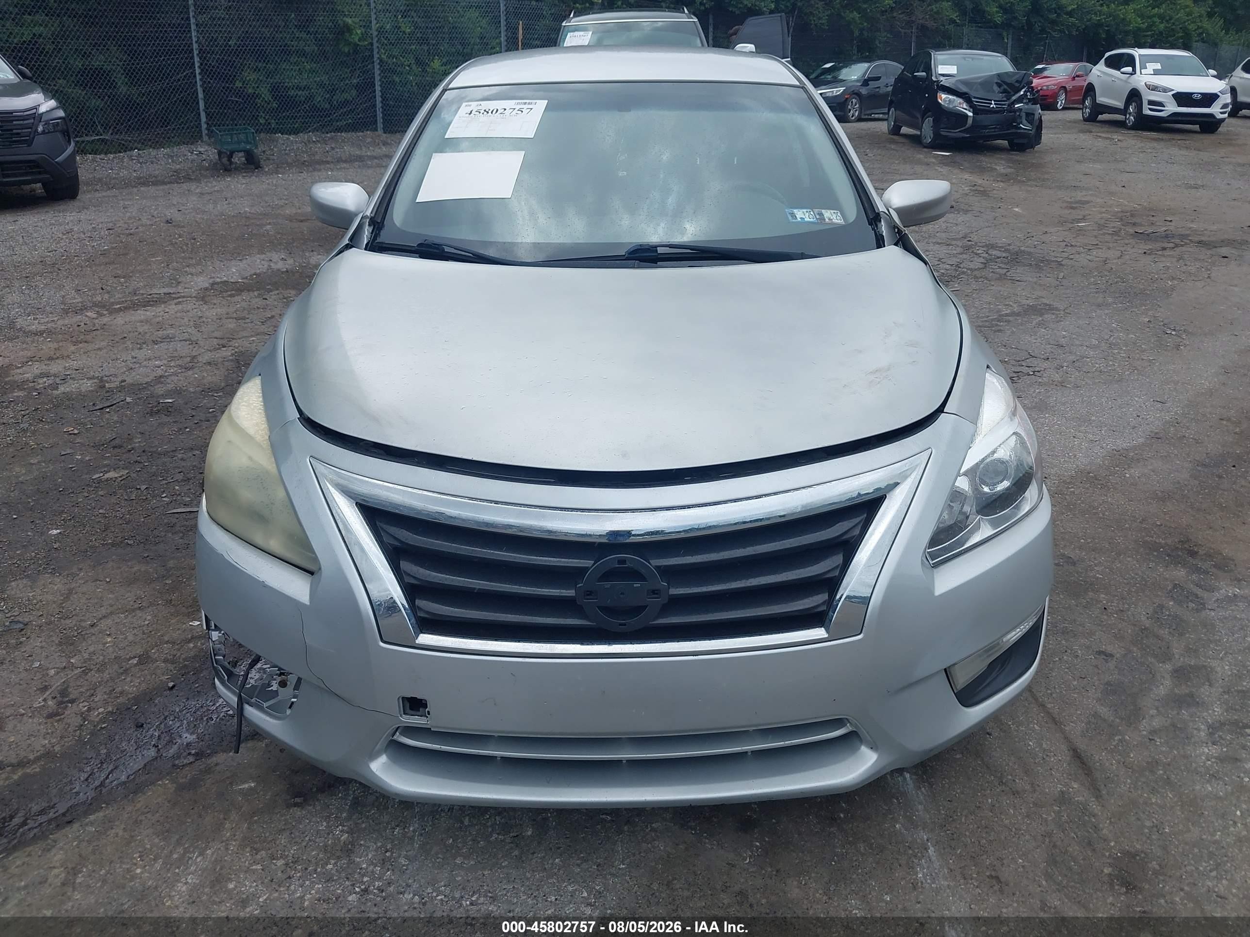 2015 Nissan Altima 2.5/2.5 S/2.5 Sl/2.5 Sv Silver vin: 1N4AL3AP2FC198148