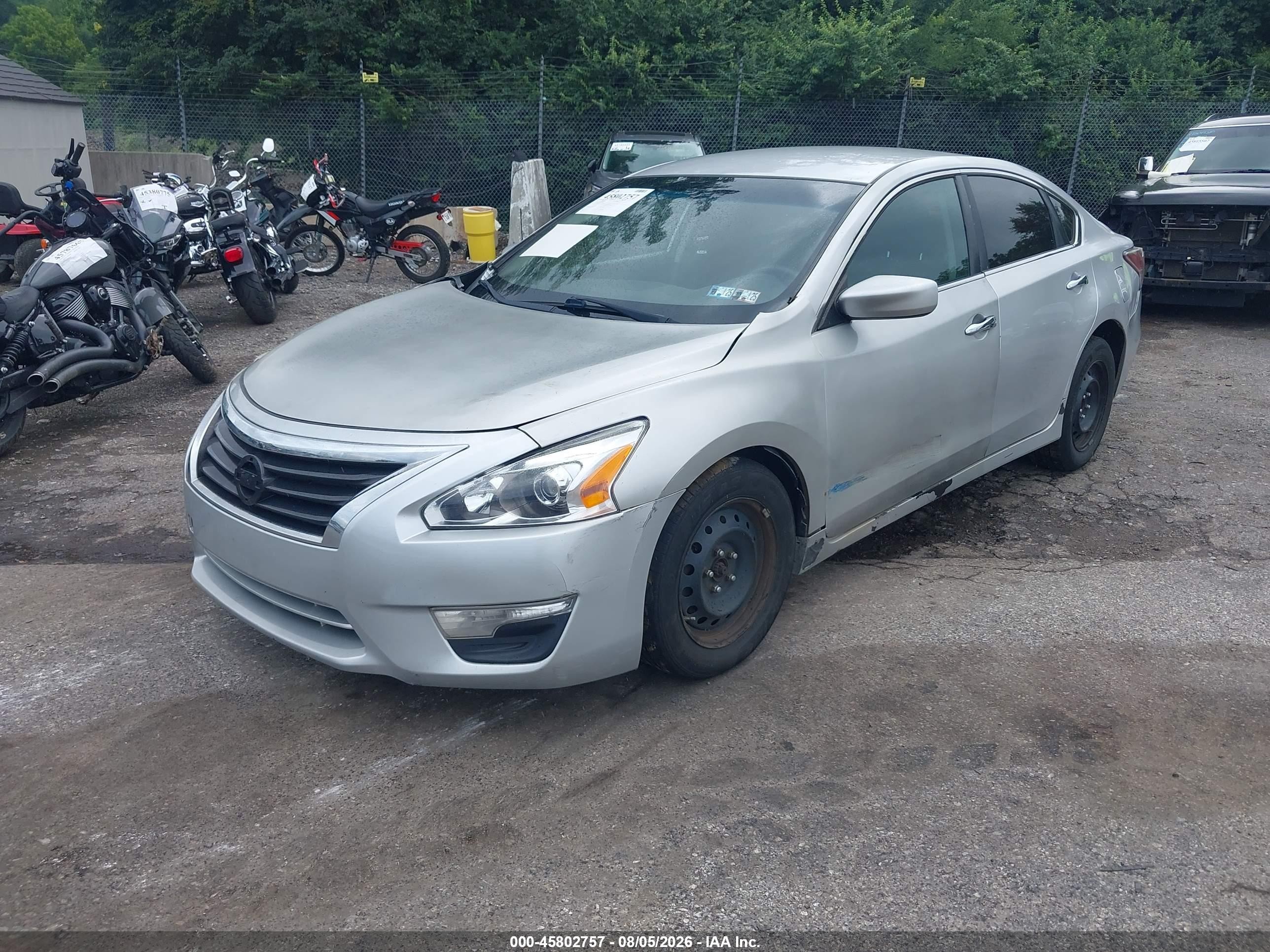 2015 Nissan Altima 2.5/2.5 S/2.5 Sl/2.5 Sv Silver vin: 1N4AL3AP2FC198148
