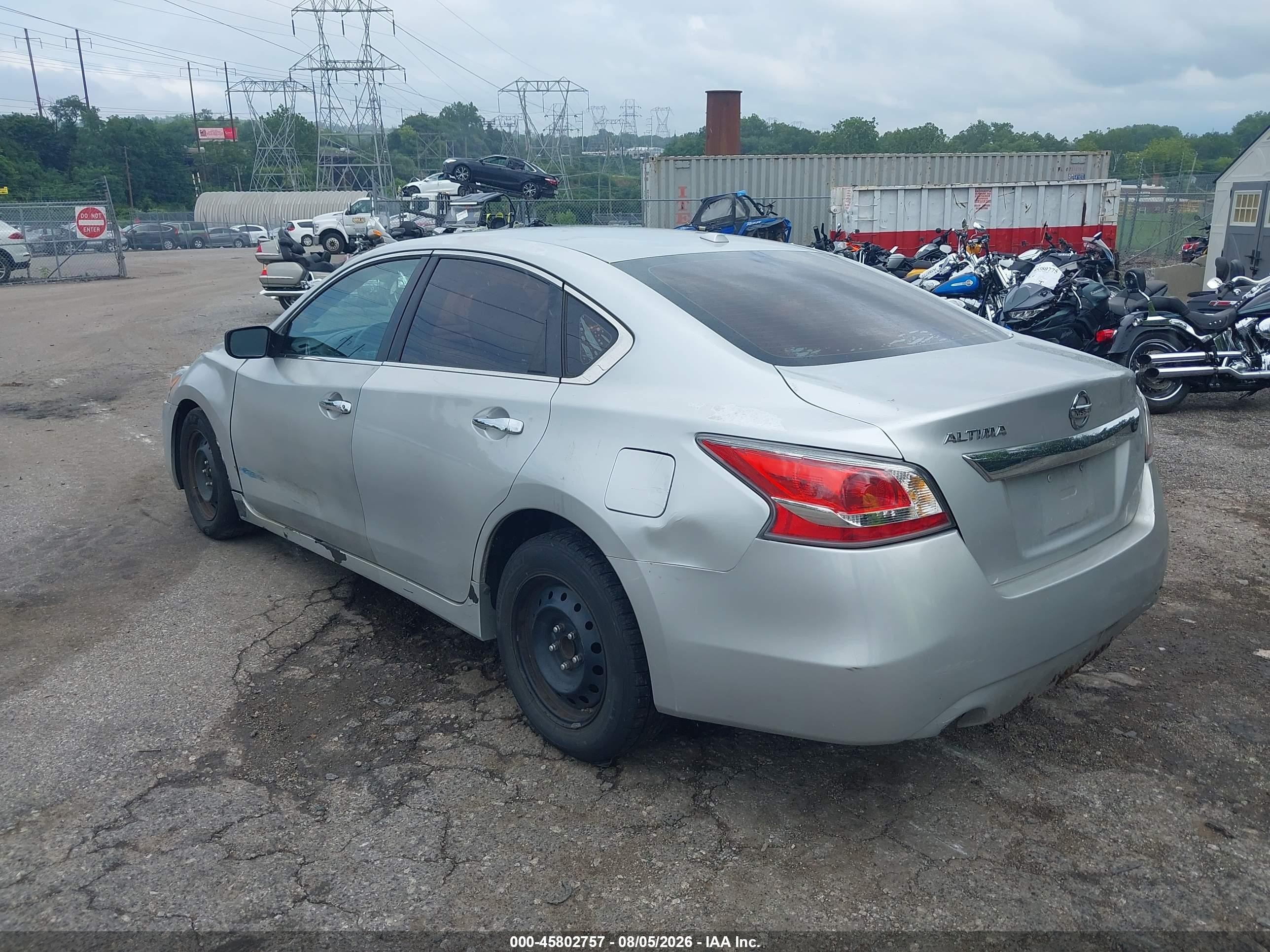 2015 Nissan Altima 2.5/2.5 S/2.5 Sl/2.5 Sv Silver vin: 1N4AL3AP2FC198148