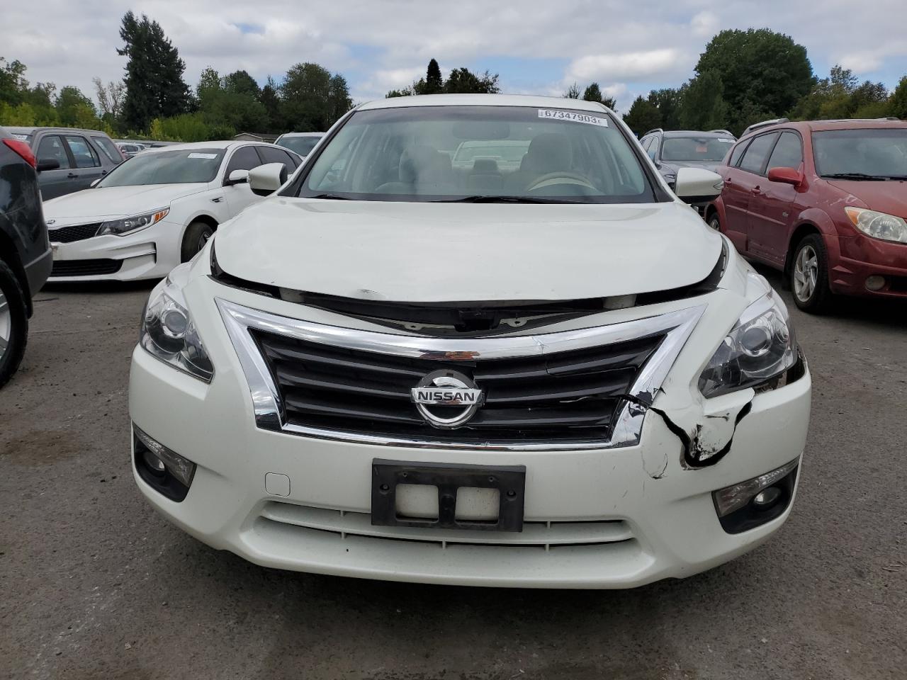 2015 Nissan Altima 2.5 White vin: 1N4AL3AP2FC201002