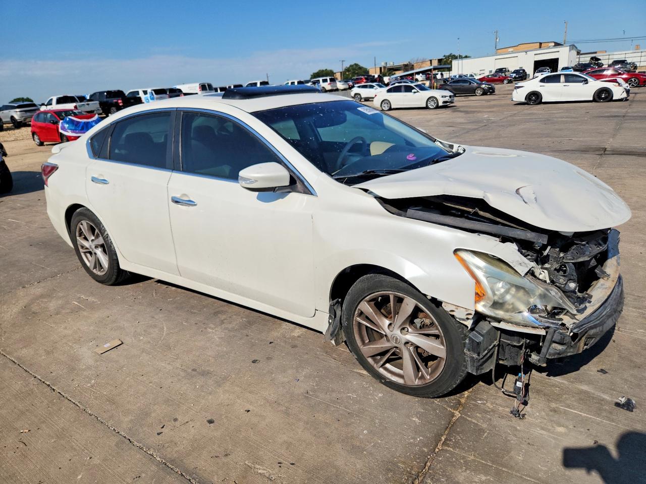 2015 Nissan Altima 2.5 Sv White vin: 1N4AL3AP2FC205955
