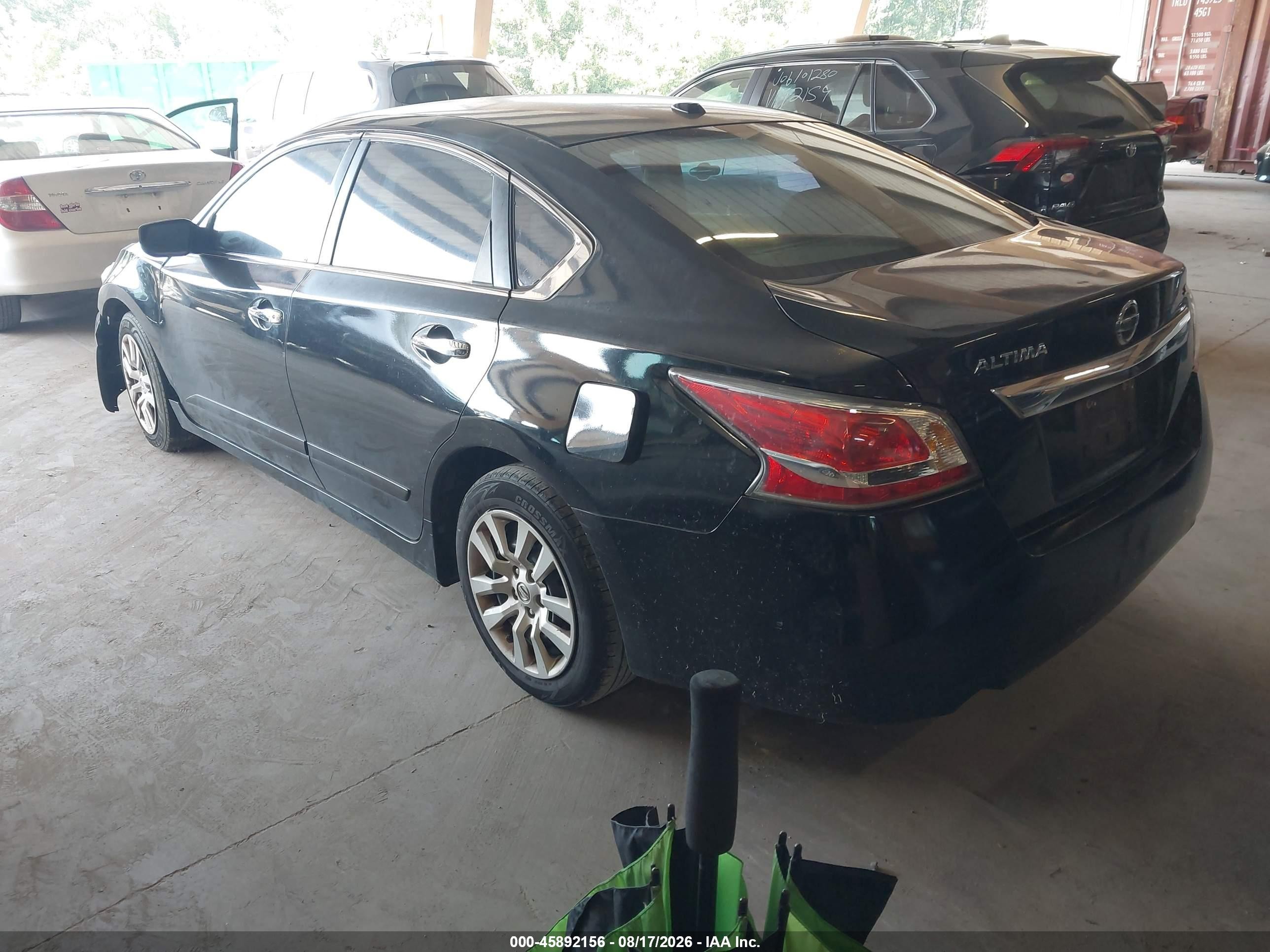2015 Nissan Altima 2.5 S Black vin: 1N4AL3AP2FC212632