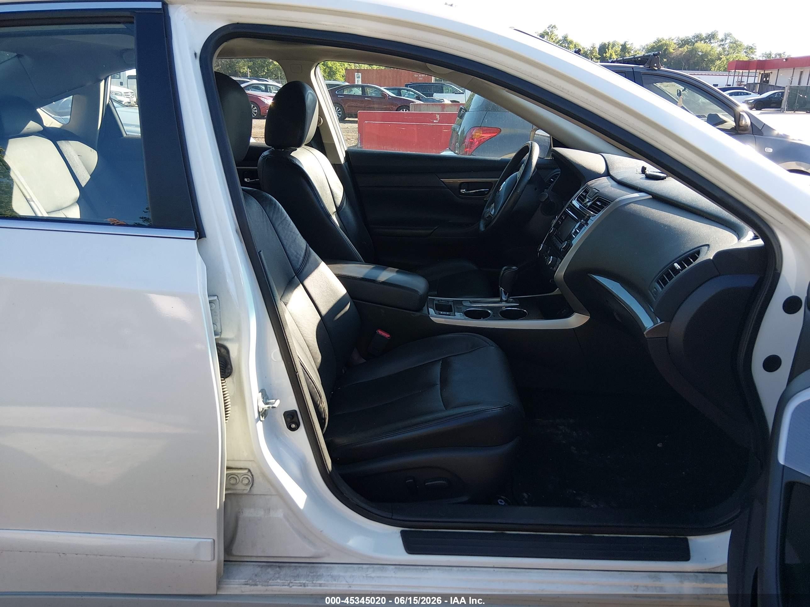 2015 Nissan Altima 2.5 Sl White vin: 1N4AL3AP2FC214946