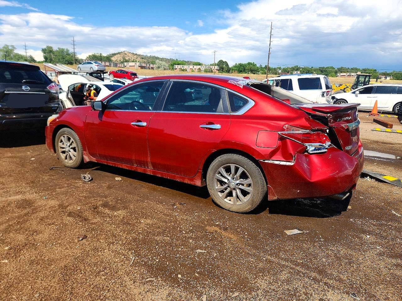 2015 Nissan Altima 2.5 S Burgundy vin: 1N4AL3AP2FC215448