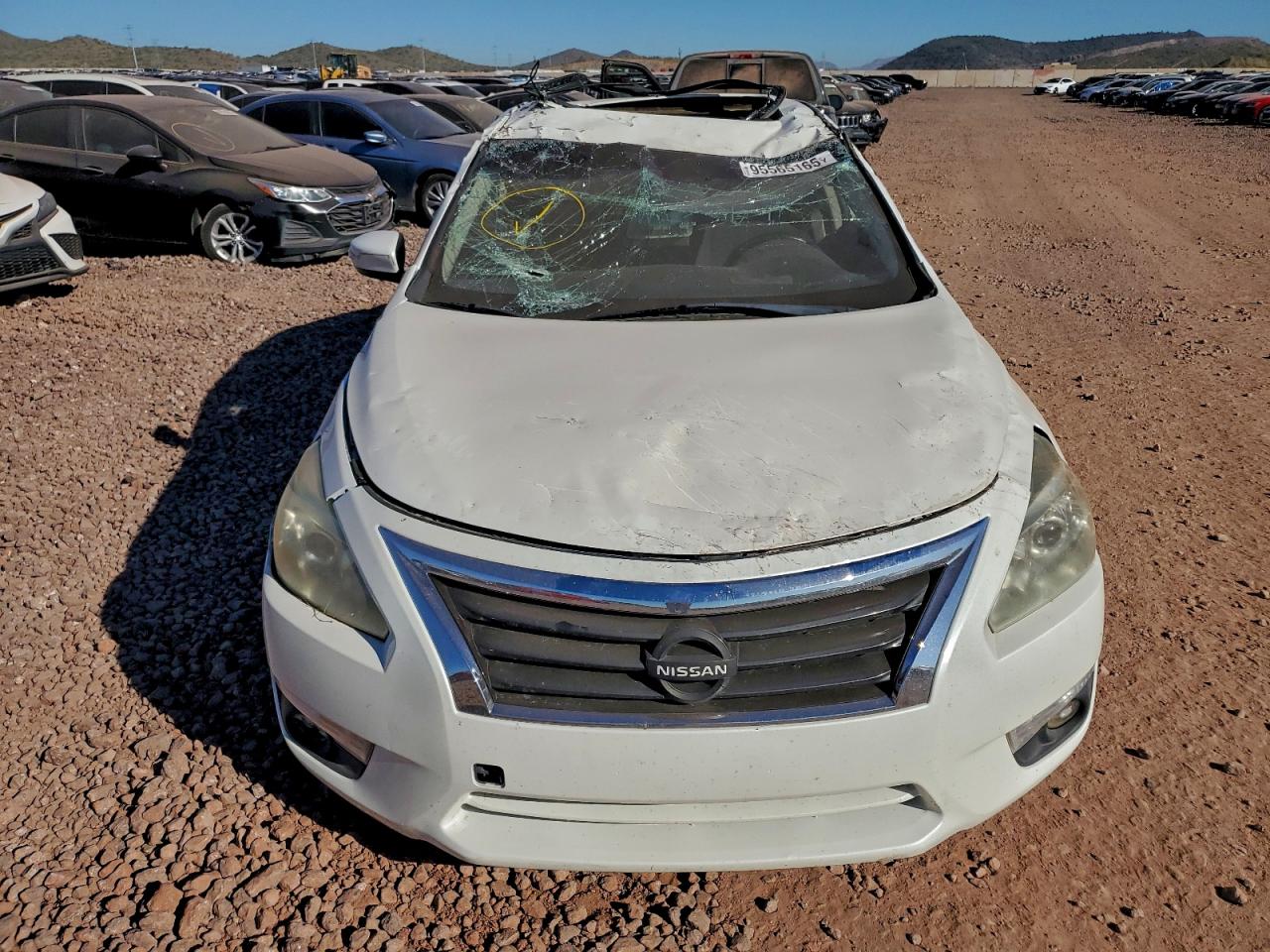2015 Nissan Altima 2.5 White vin: 1N4AL3AP2FC219371