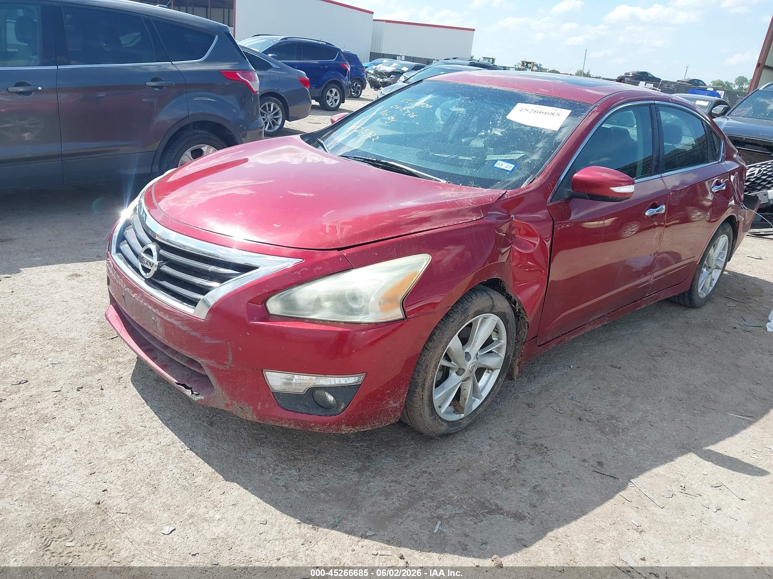 2015 Nissan Altima 2.5 Sl Red vin: 1N4AL3AP2FC219774