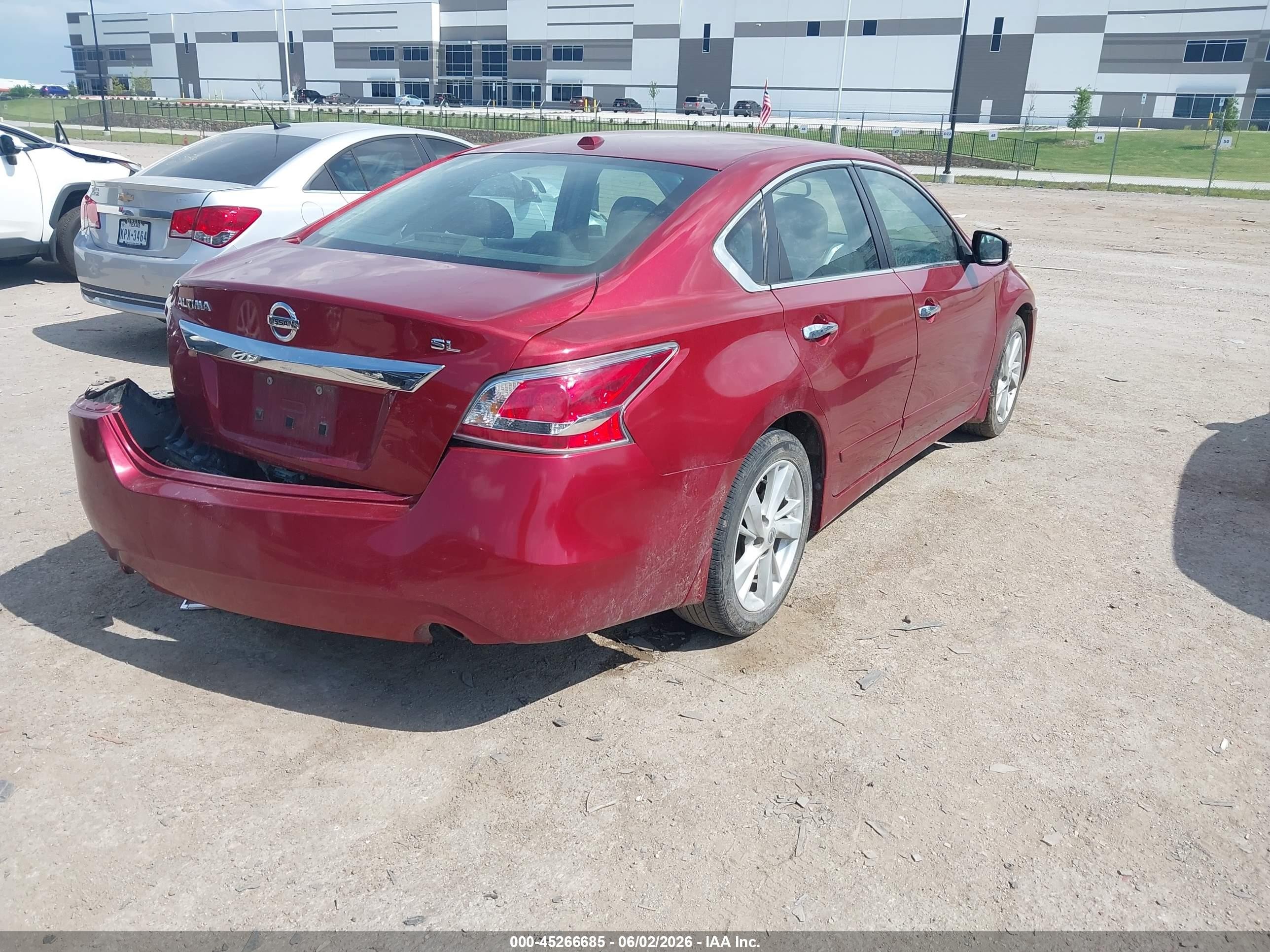 2015 Nissan Altima 2.5 Sl Red vin: 1N4AL3AP2FC219774