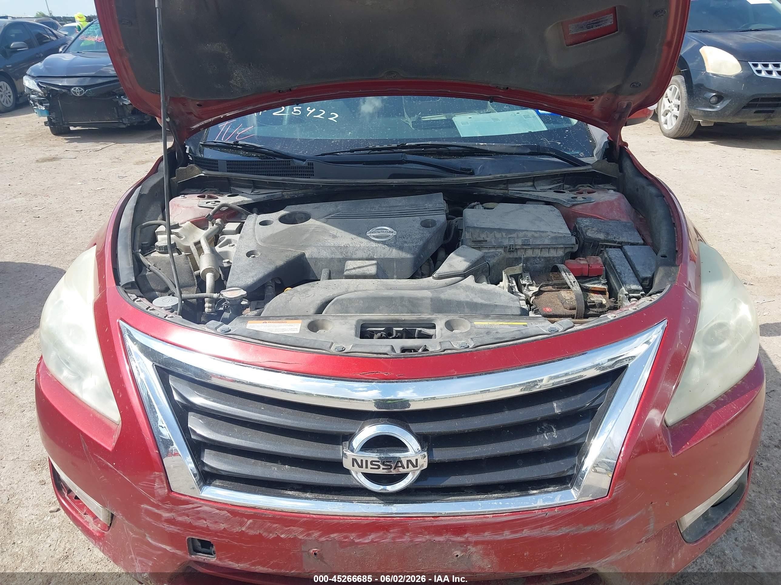 2015 Nissan Altima 2.5 Sl Red vin: 1N4AL3AP2FC219774