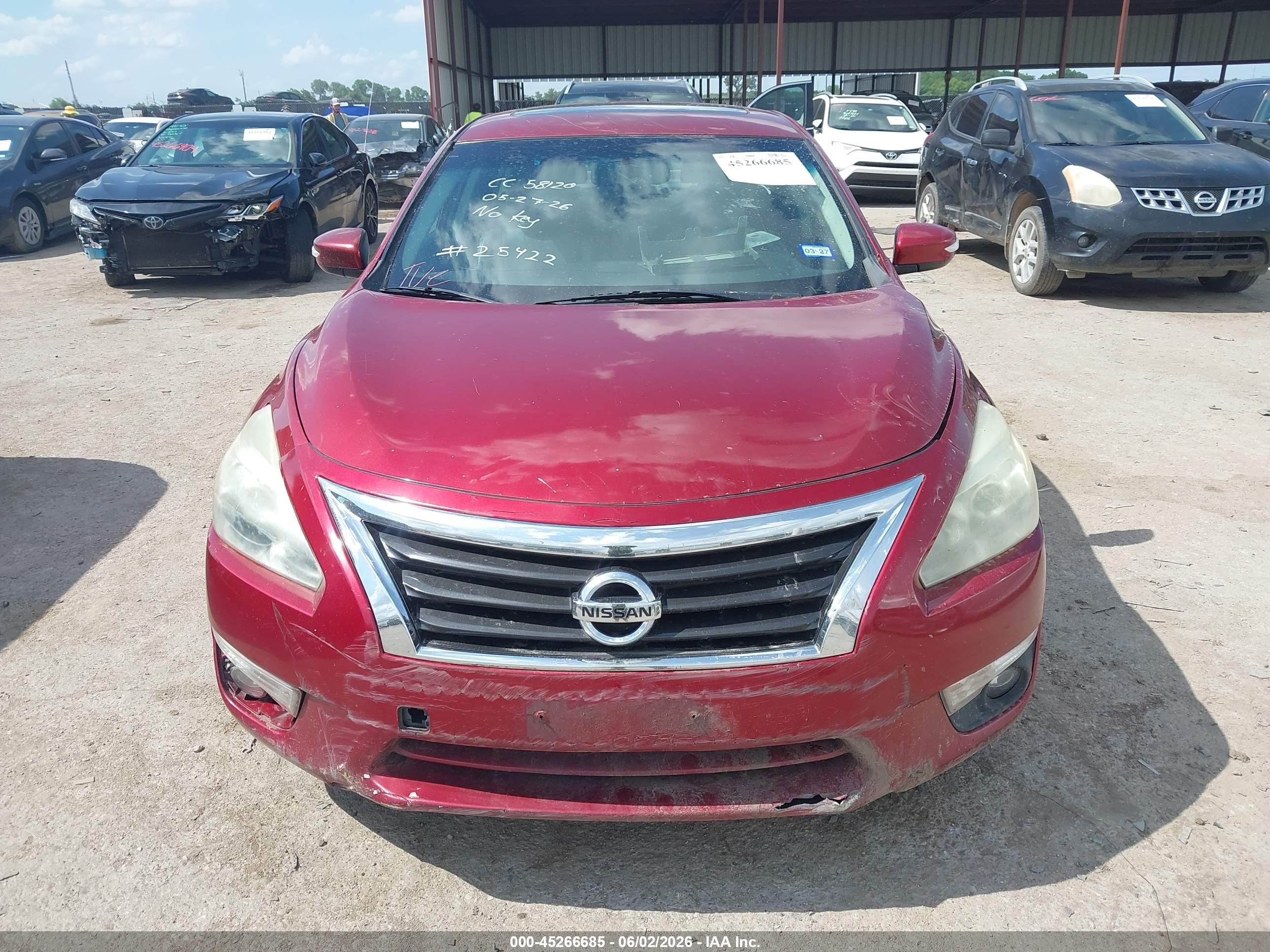 2015 Nissan Altima 2.5 Sl Red vin: 1N4AL3AP2FC219774