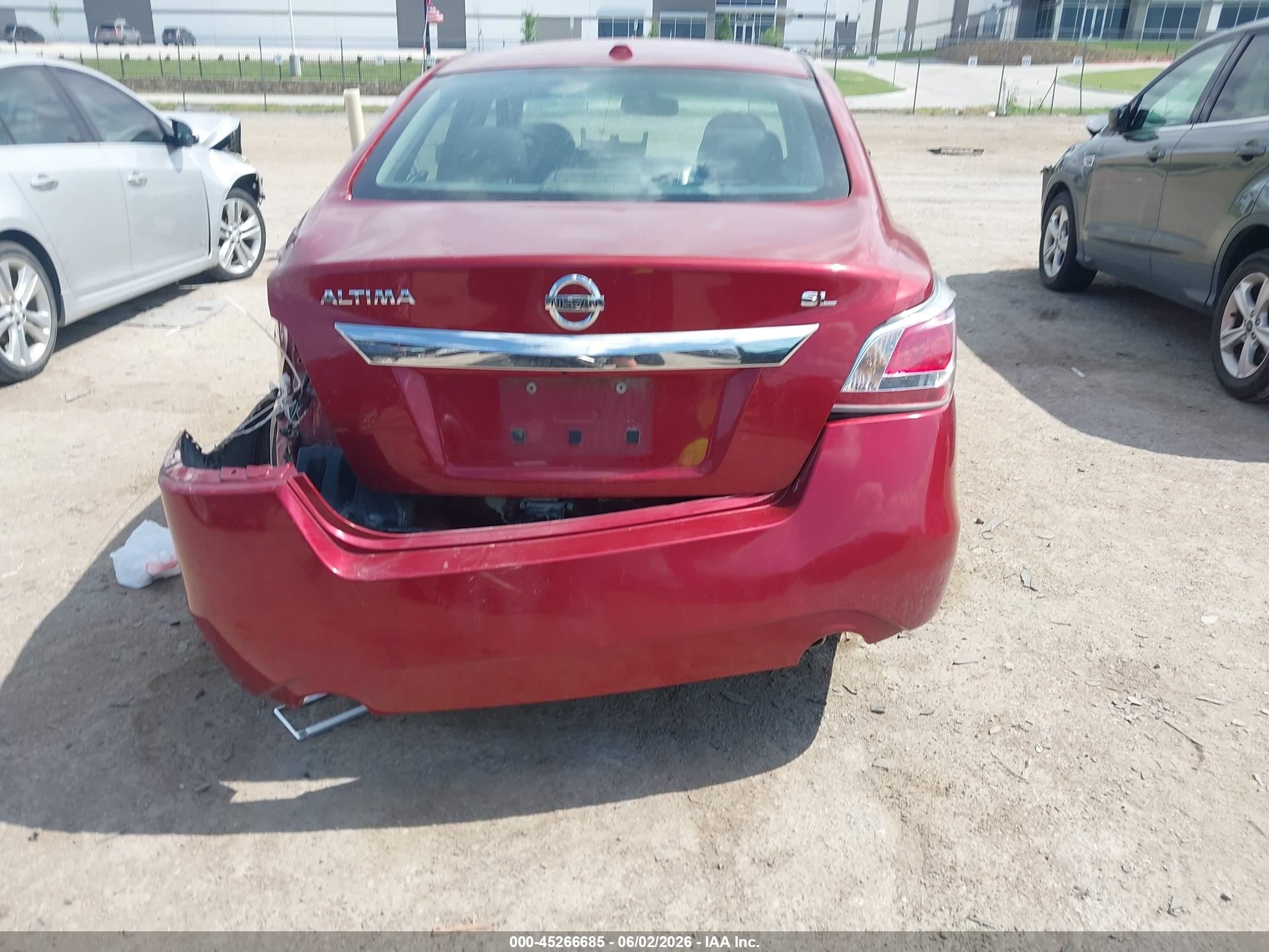 2015 Nissan Altima 2.5 Sl Red vin: 1N4AL3AP2FC219774