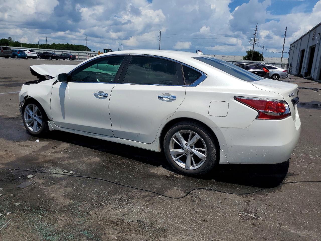 2015 Nissan Altima 2.5 Sv White vin: 1N4AL3AP2FC221914