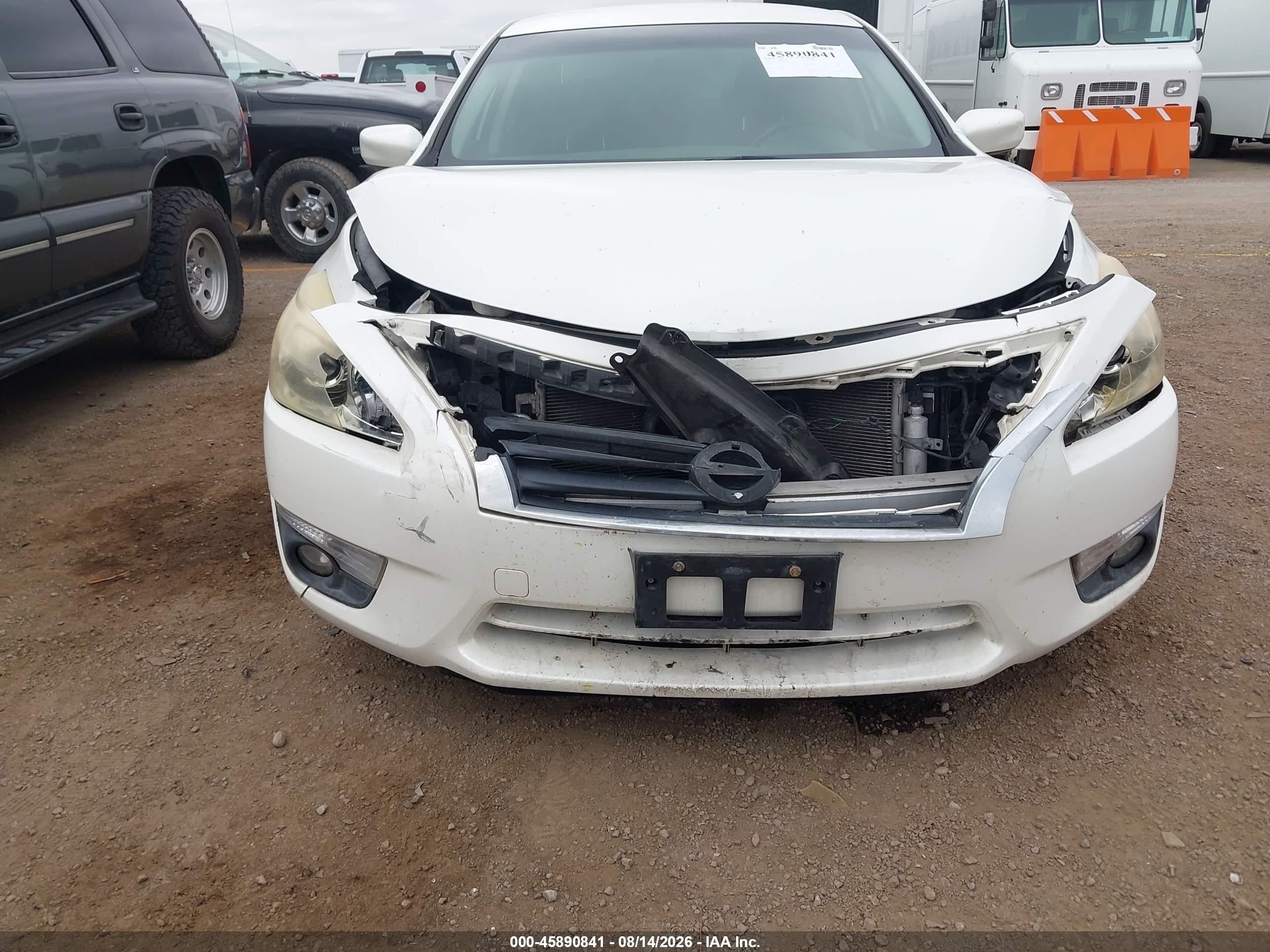 2015 Nissan Altima 2.5 Sv White vin: 1N4AL3AP2FC226837