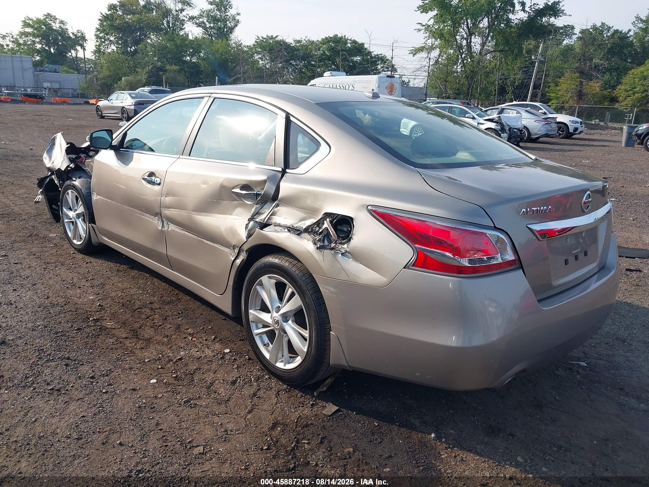 2015 Nissan Altima 2.5 Sl Beige vin: 1N4AL3AP2FC232010