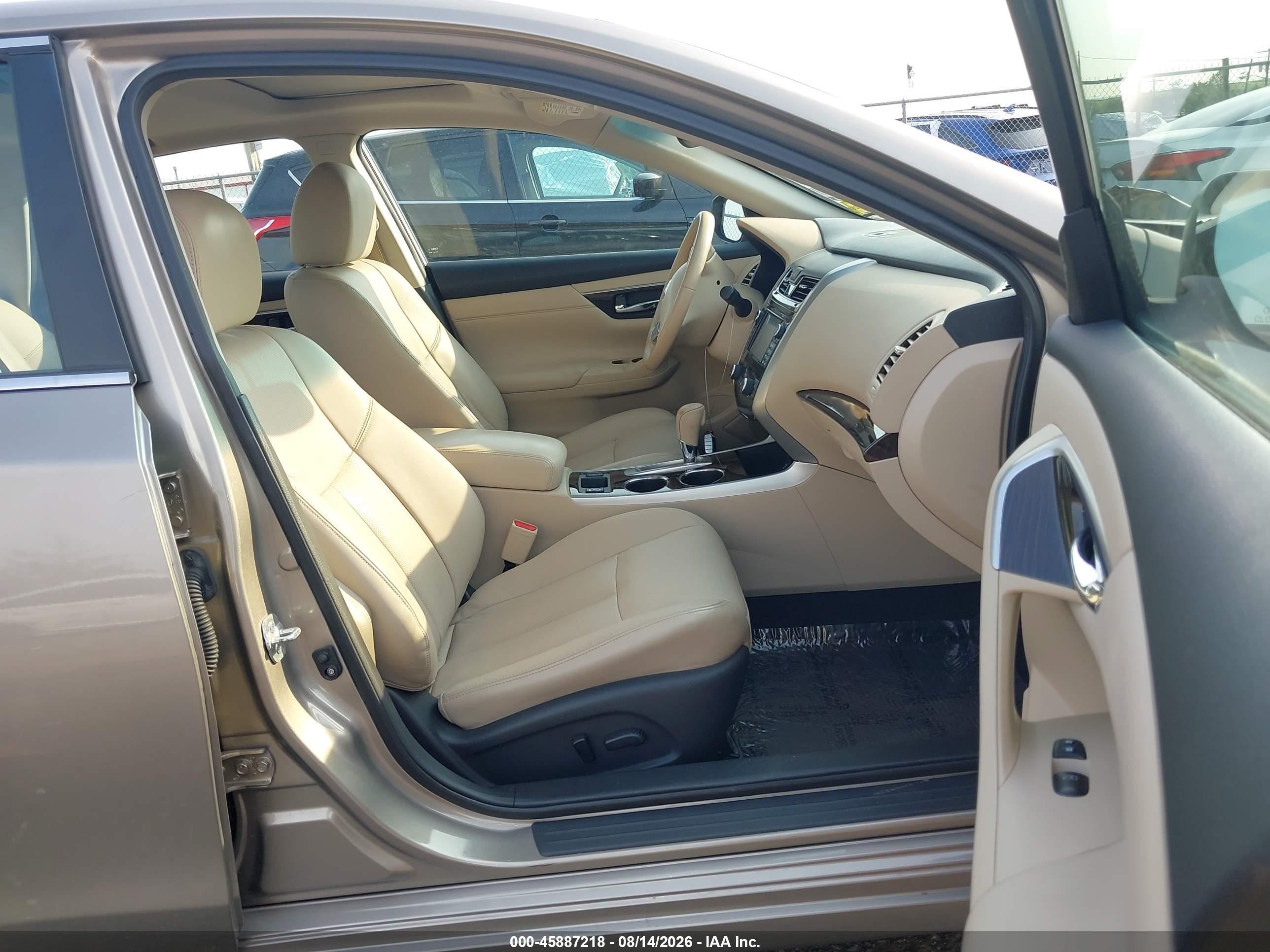 2015 Nissan Altima 2.5 Sl Beige vin: 1N4AL3AP2FC232010