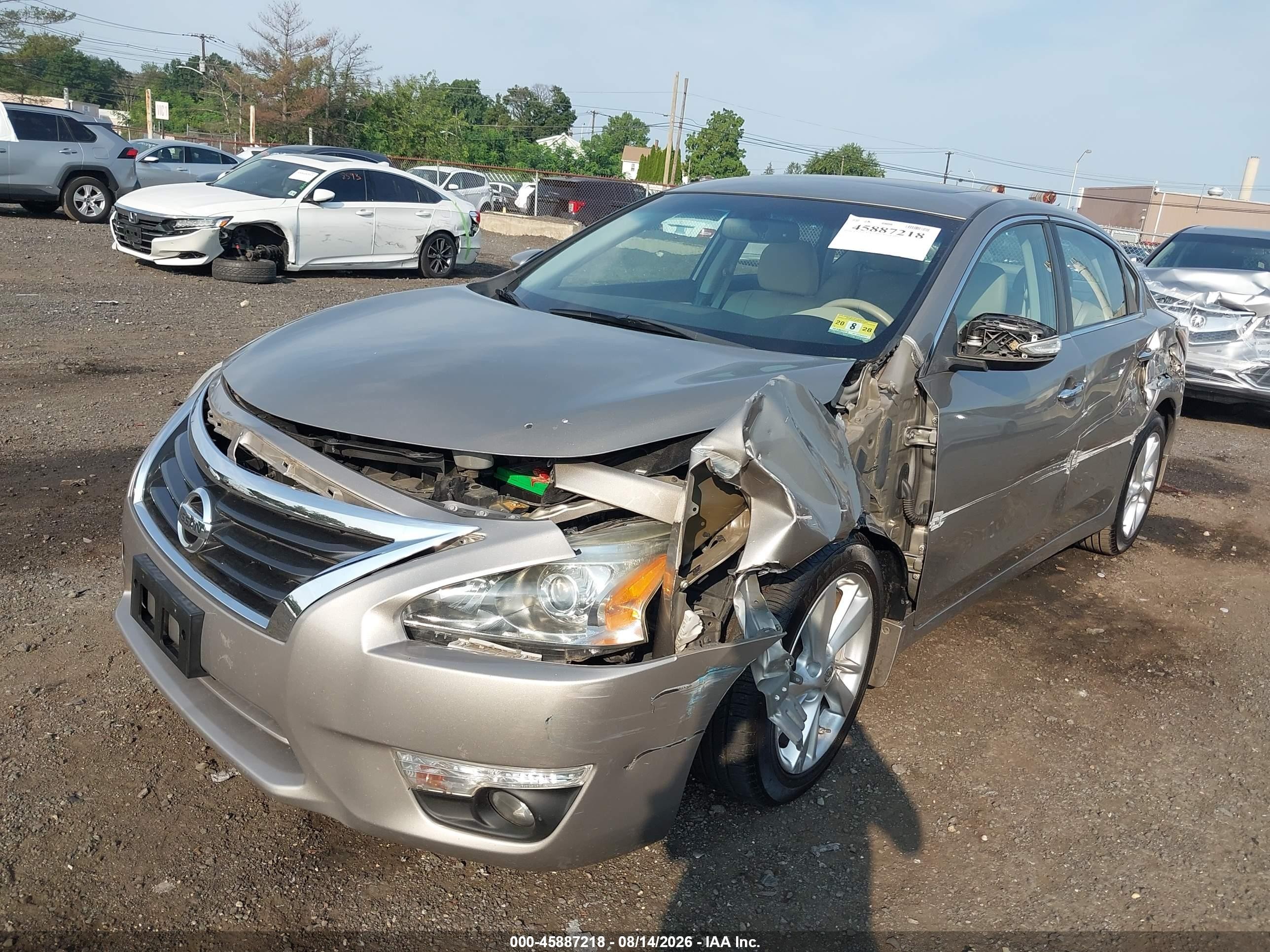 2015 Nissan Altima 2.5 Sl Beige vin: 1N4AL3AP2FC232010