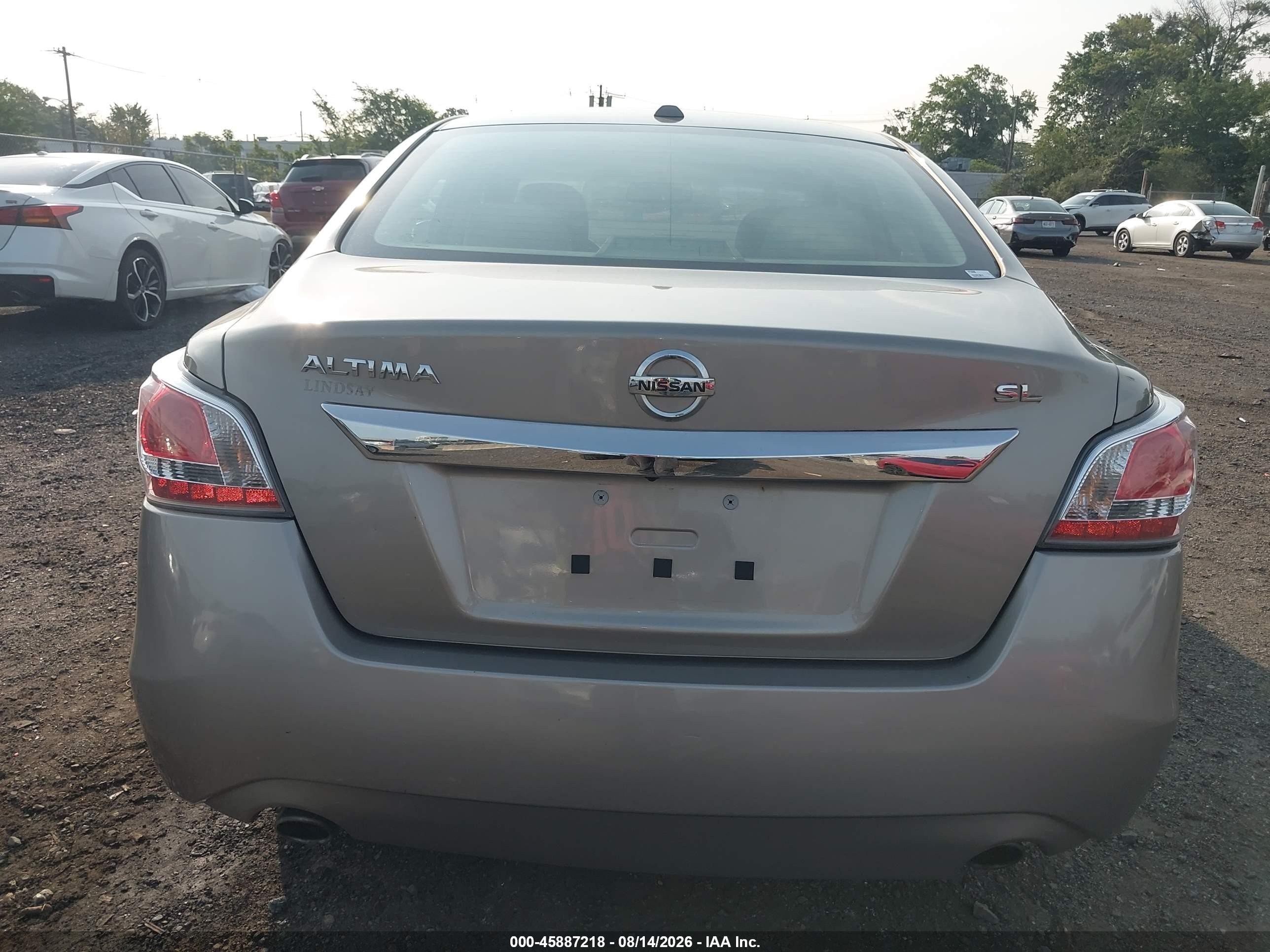 2015 Nissan Altima 2.5 Sl Beige vin: 1N4AL3AP2FC232010