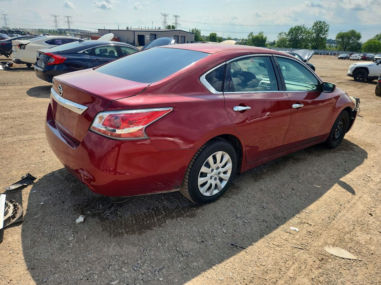 2015 Nissan Altima 2.5 S Красный vin: 1N4AL3AP2FC261457