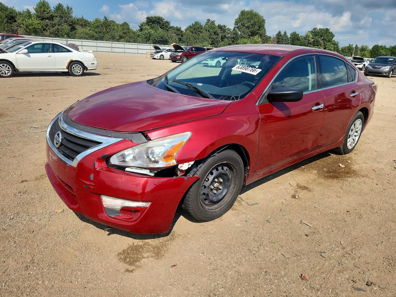 2015 Nissan Altima 2.5 S Red vin: 1N4AL3AP2FC261457