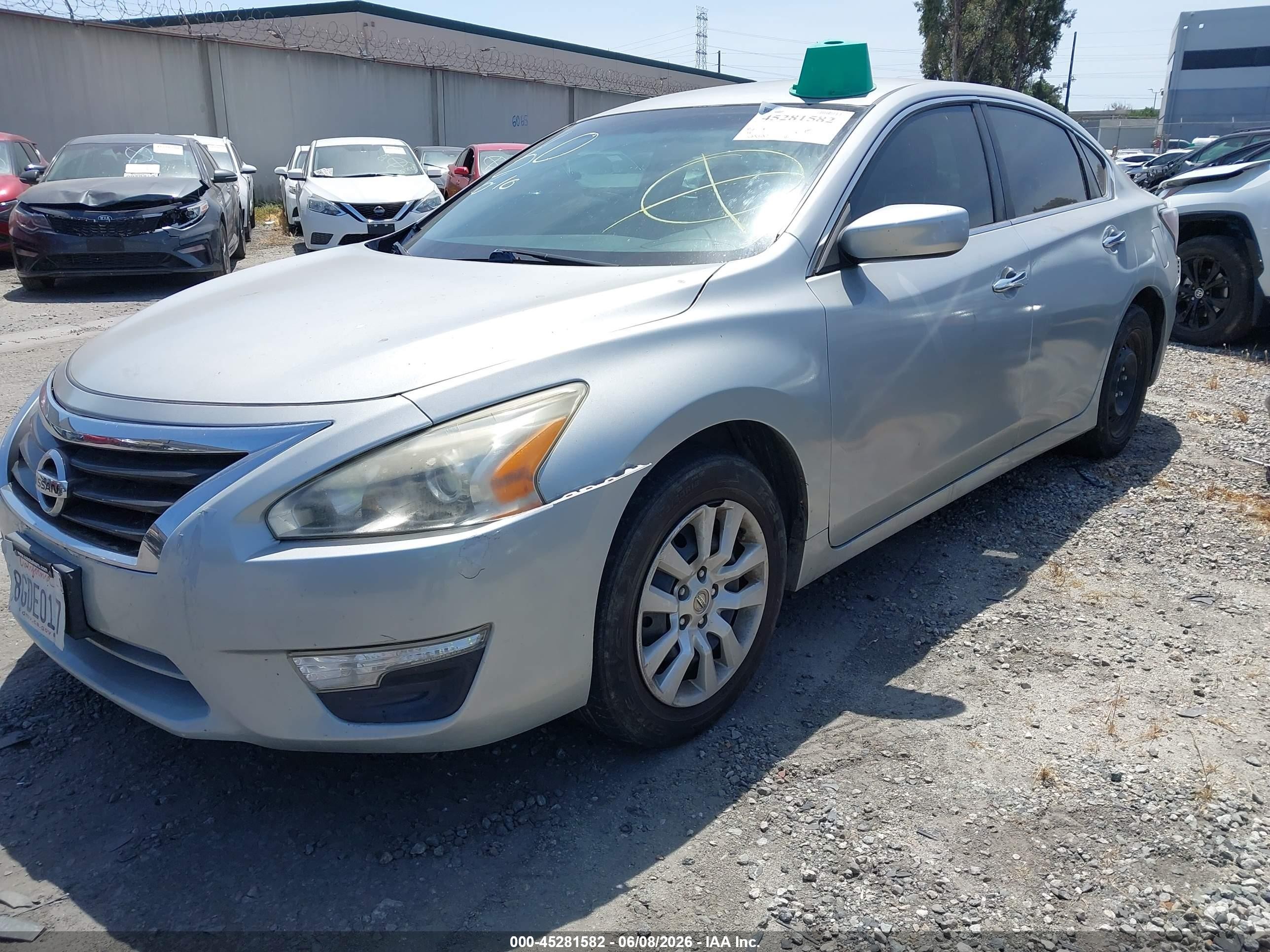 2015 Nissan Altima 2.5/2.5 S/2.5 Sl/2.5 Sv Silver vin: 1N4AL3AP2FC272166