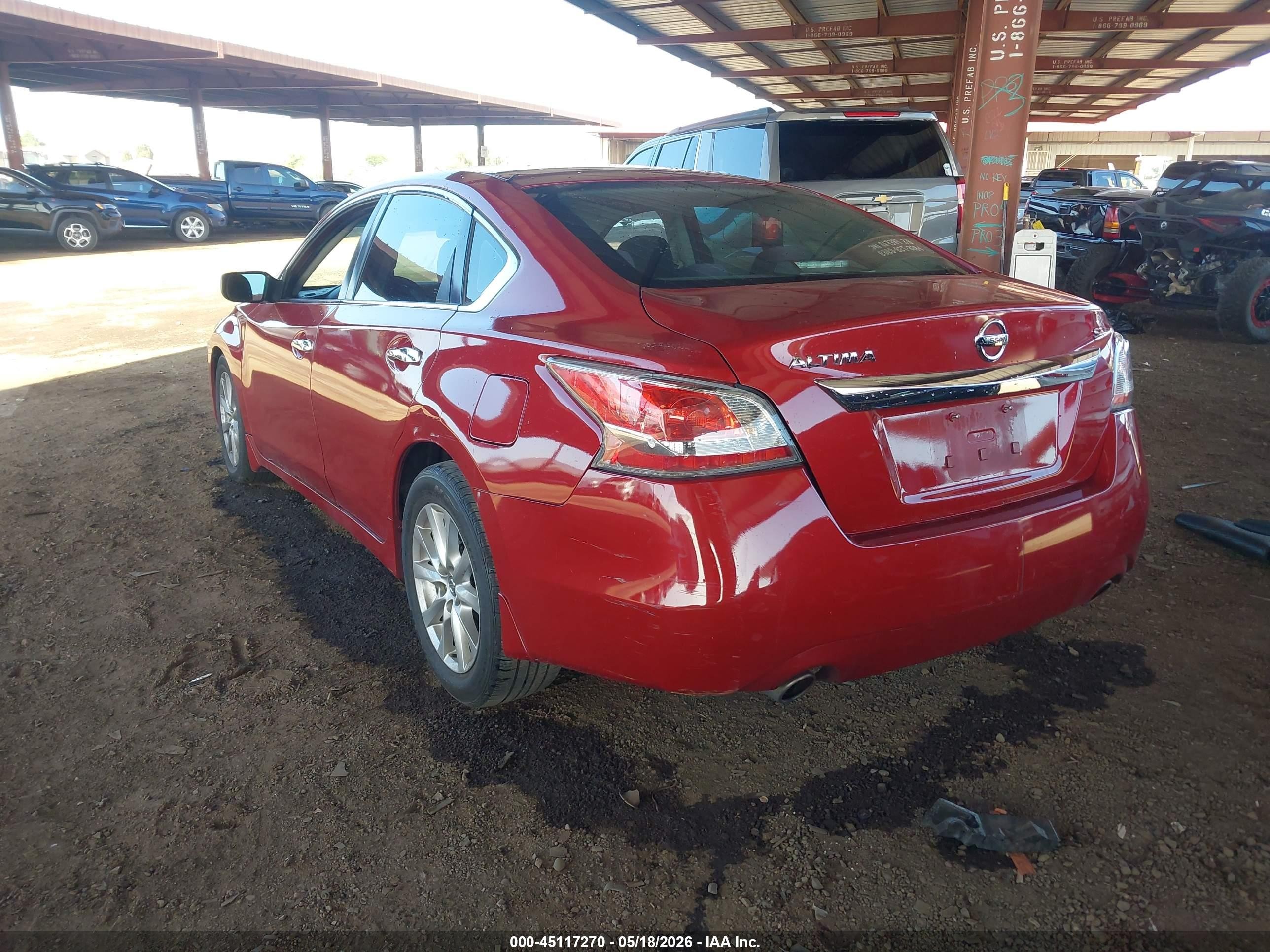 2015 Nissan Altima 2.5 S Red vin: 1N4AL3AP2FC273981