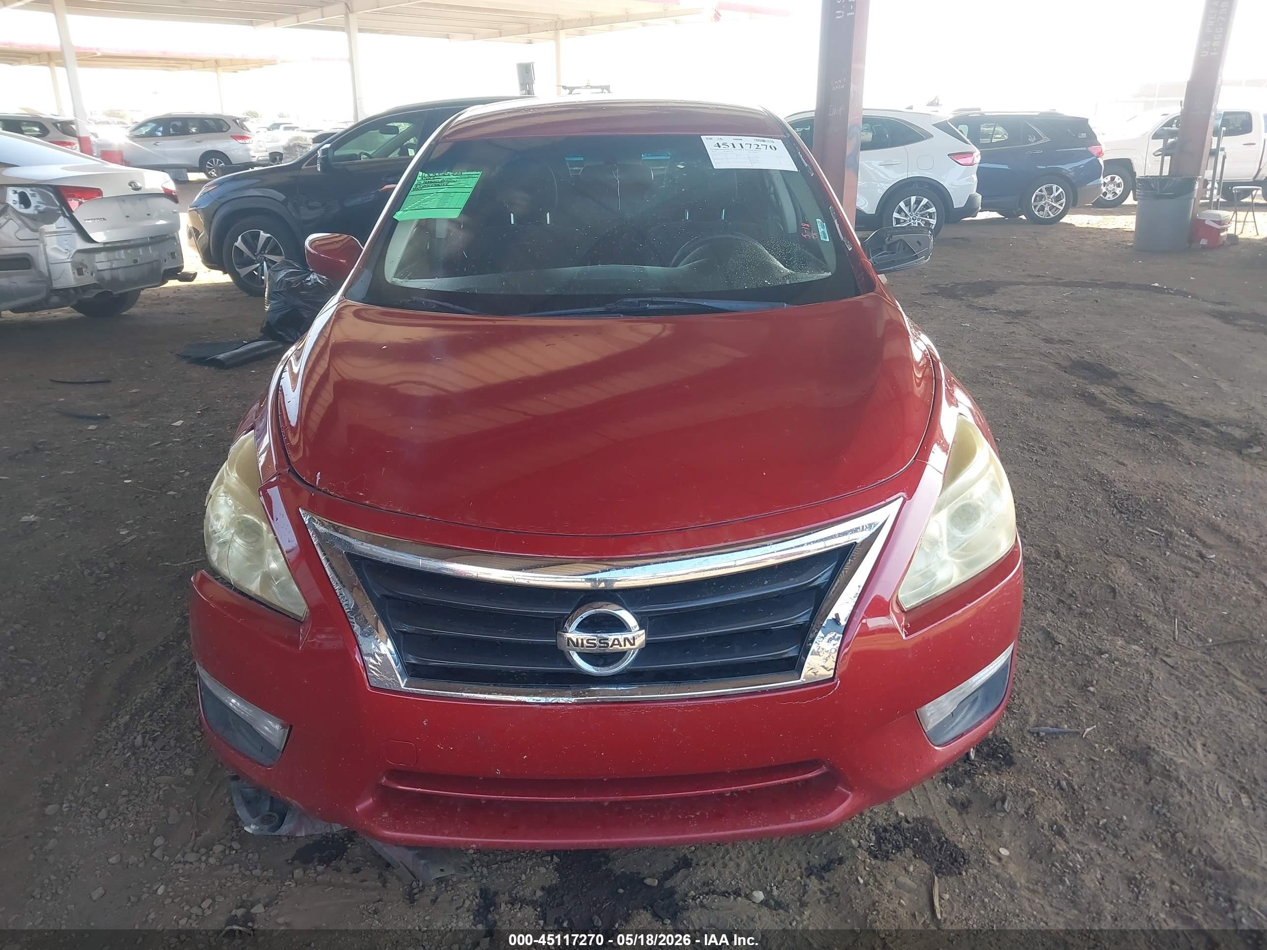 2015 Nissan Altima 2.5 S Red vin: 1N4AL3AP2FC273981