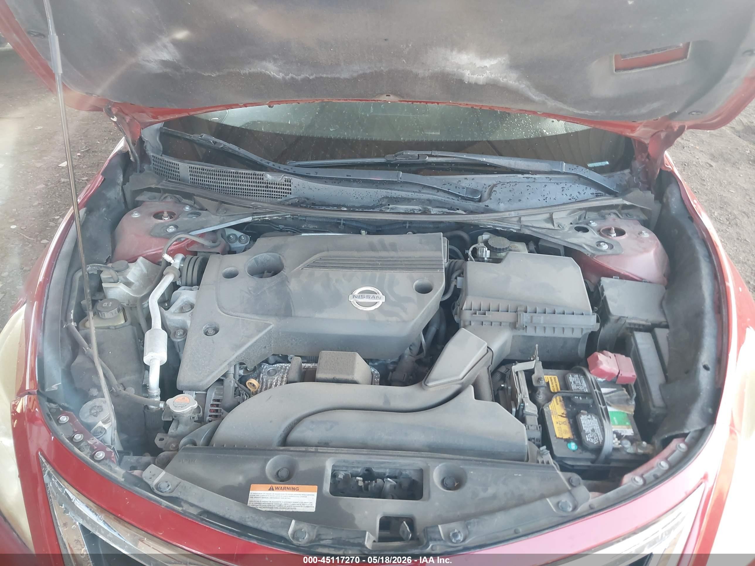 2015 Nissan Altima 2.5 S Red vin: 1N4AL3AP2FC273981