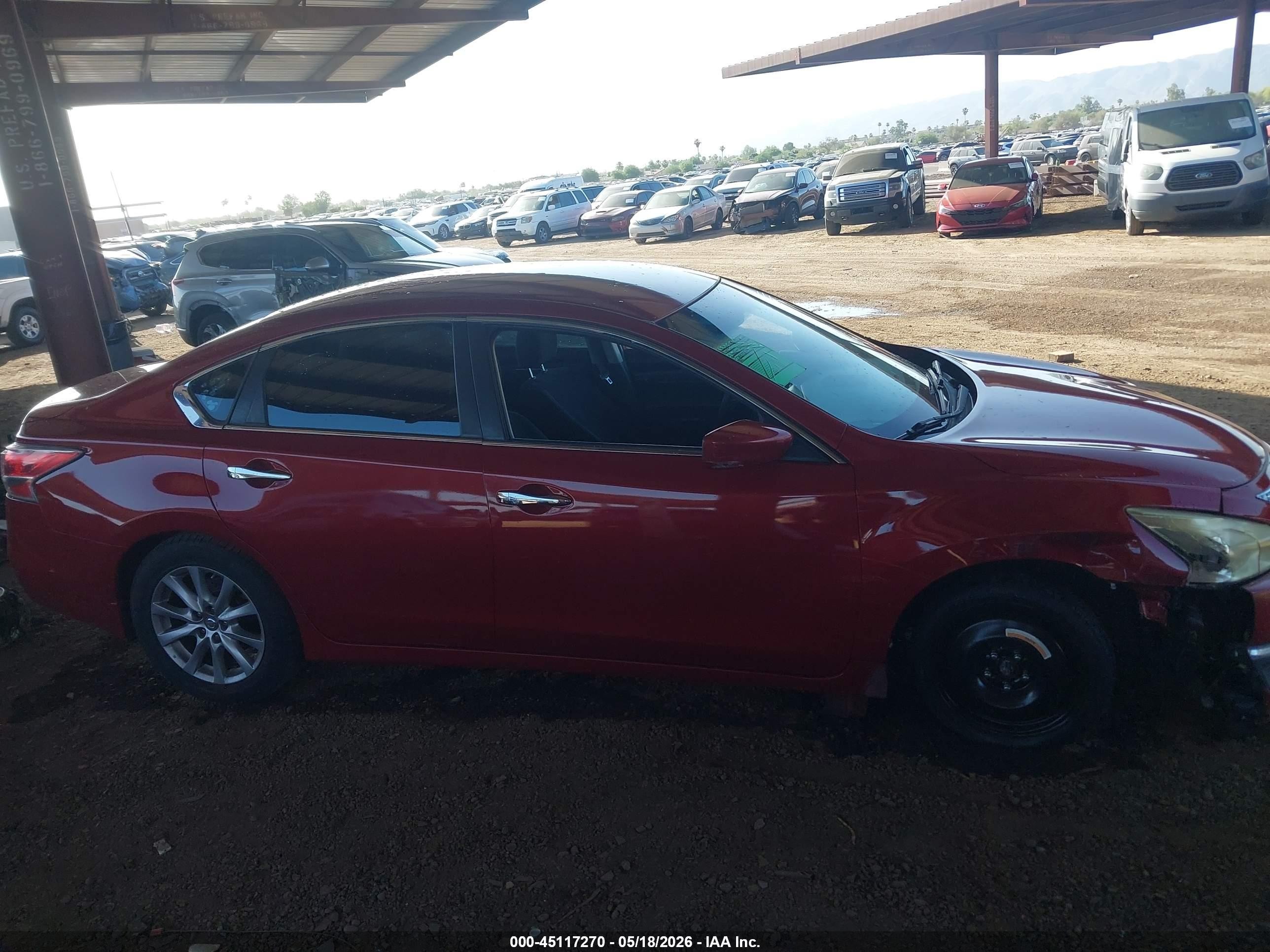 2015 Nissan Altima 2.5 S Red vin: 1N4AL3AP2FC273981