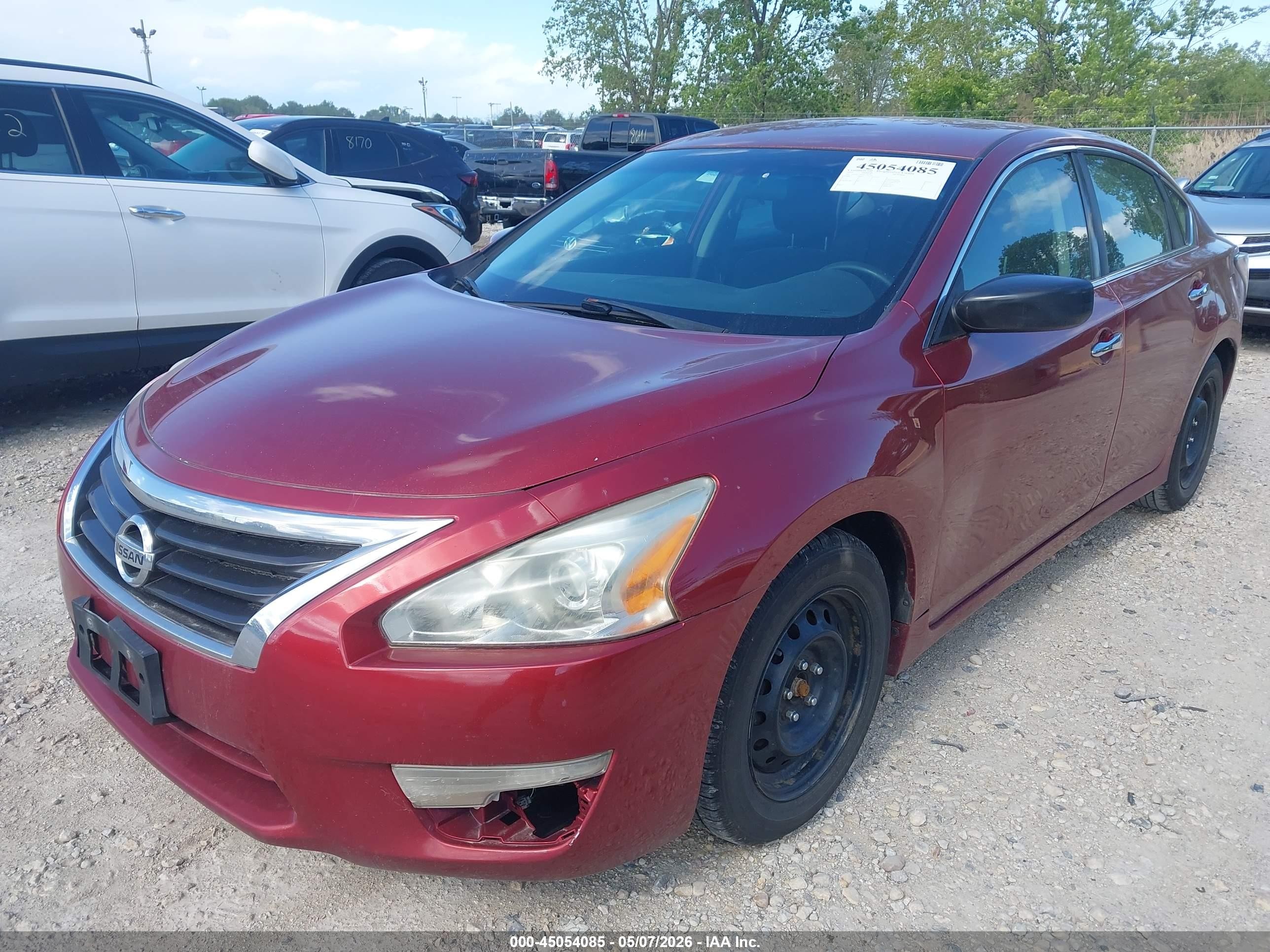 2015 Nissan Altima 2.5 Красный vin: 1N4AL3AP2FC281501