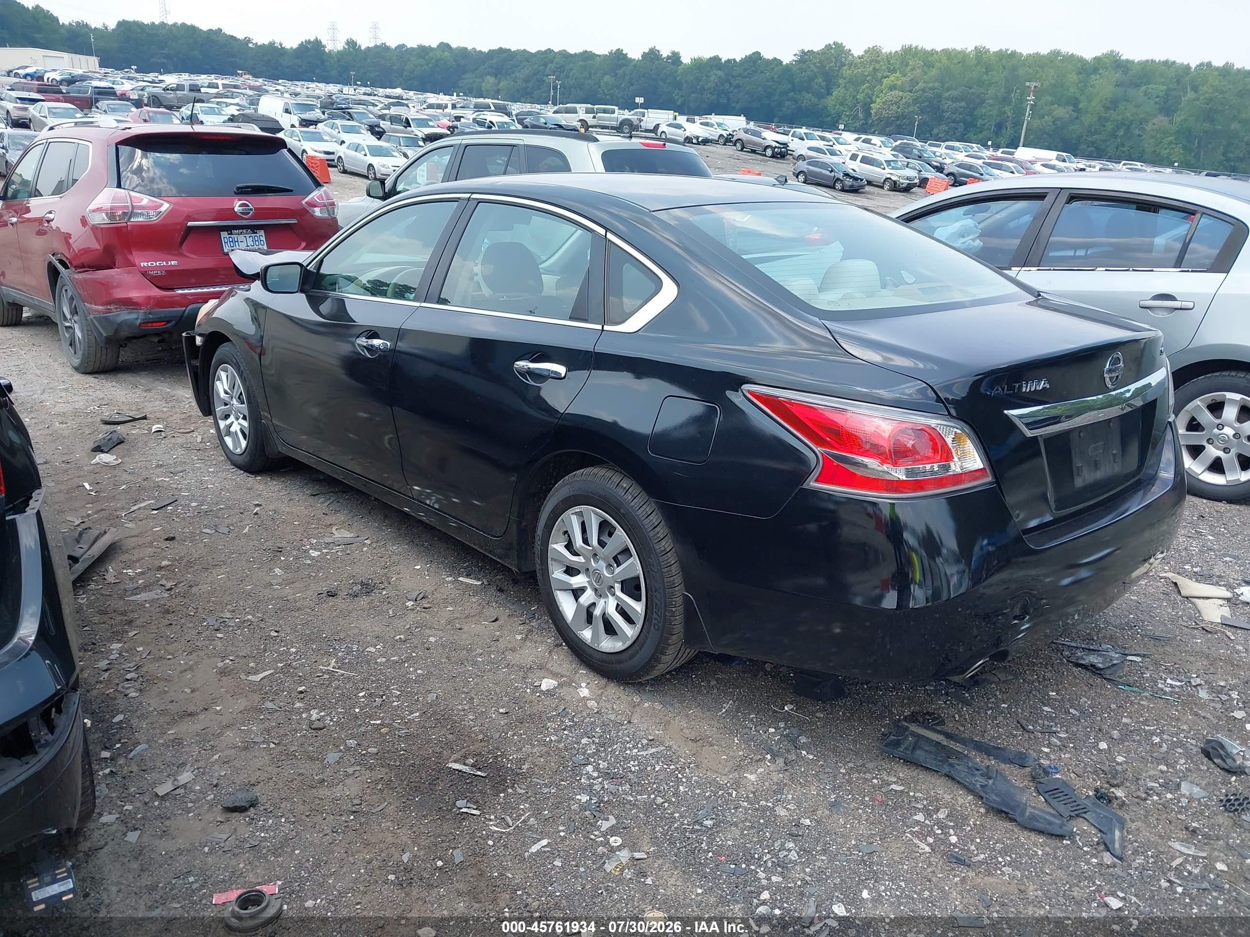 2015 Nissan Altima 2.5 S Black vin: 1N4AL3AP2FC294958