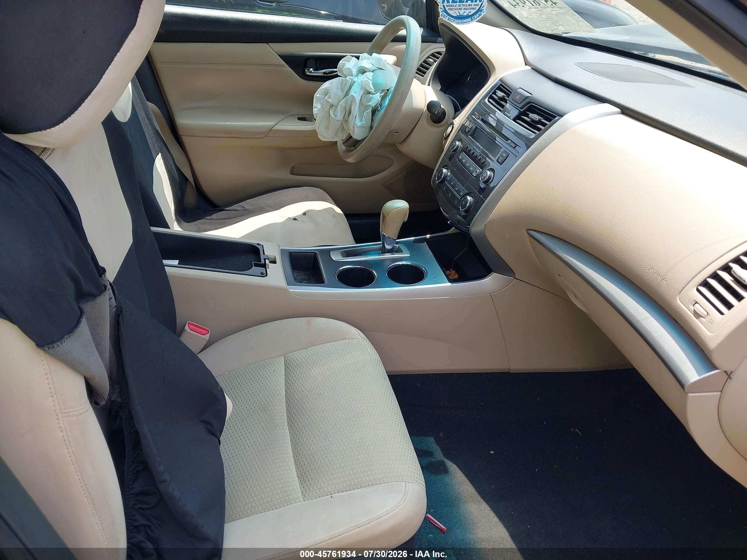 2015 Nissan Altima 2.5 S Black vin: 1N4AL3AP2FC294958